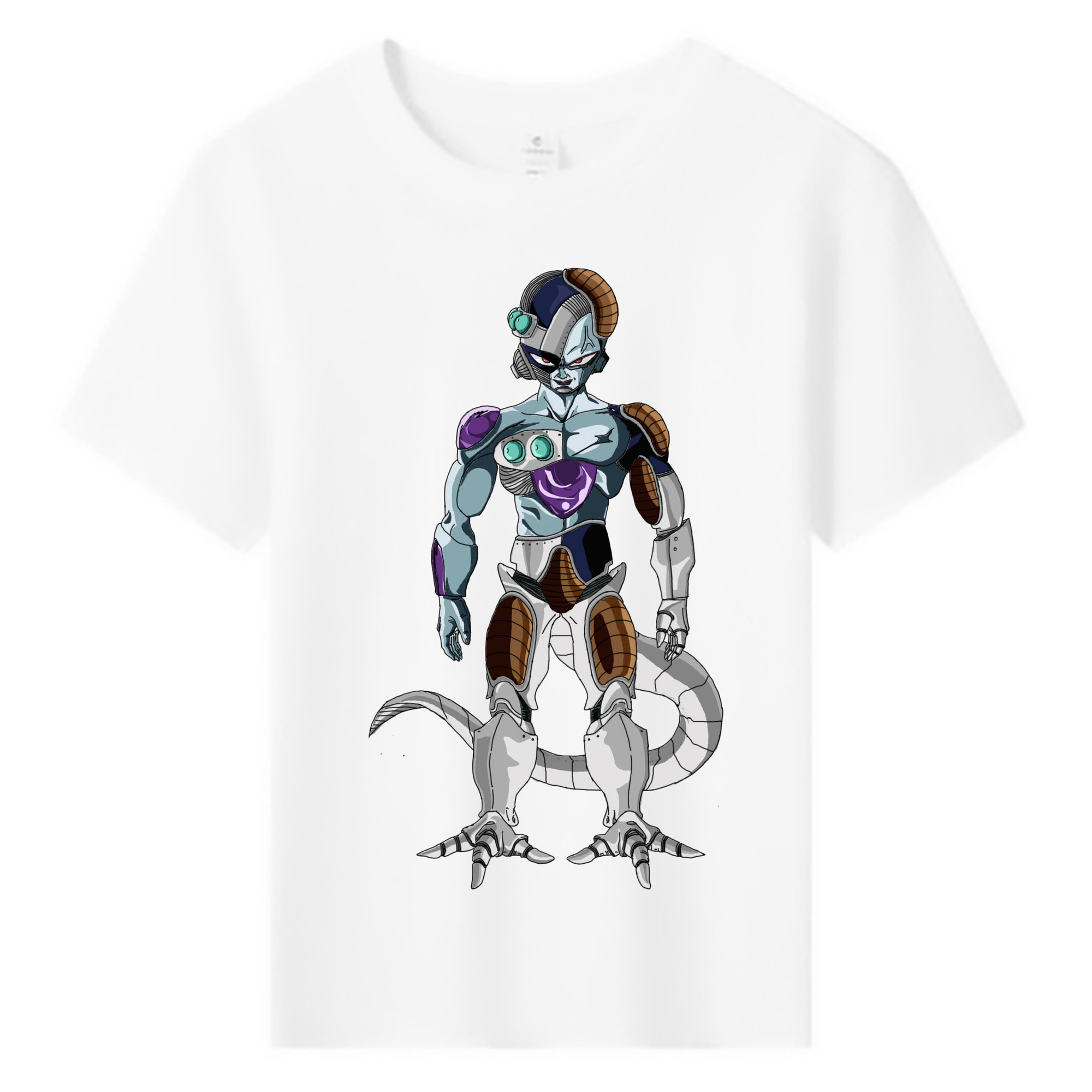 （画像用） ドラゴンボール クウラ DRAGON BALL Cooler Coora 綿100％キッズTシャツ（フロントプリント）