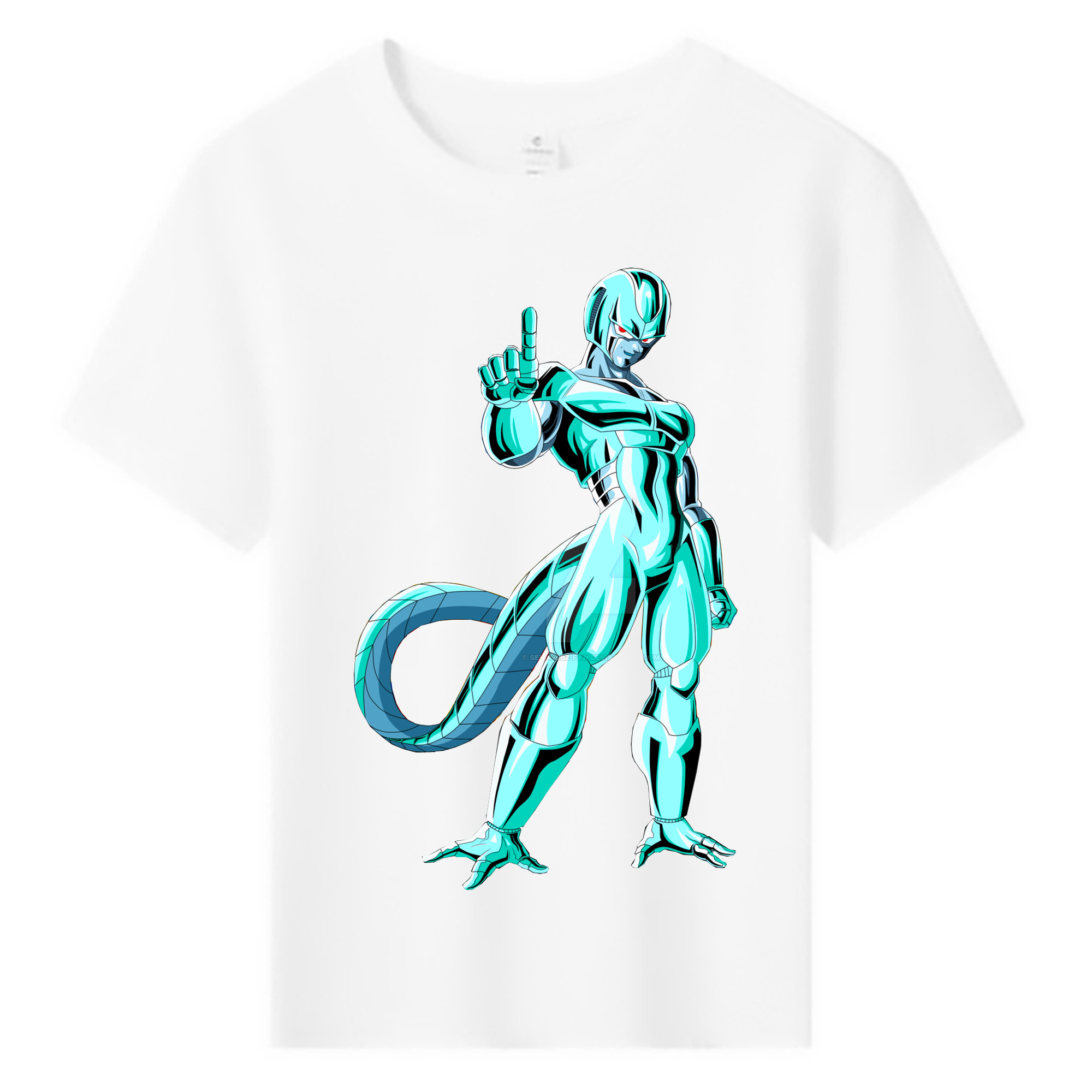 （画像用） ドラゴンボール クウラ DRAGON BALL Cooler Coora 綿100％キッズTシャツ（フロントプリント）