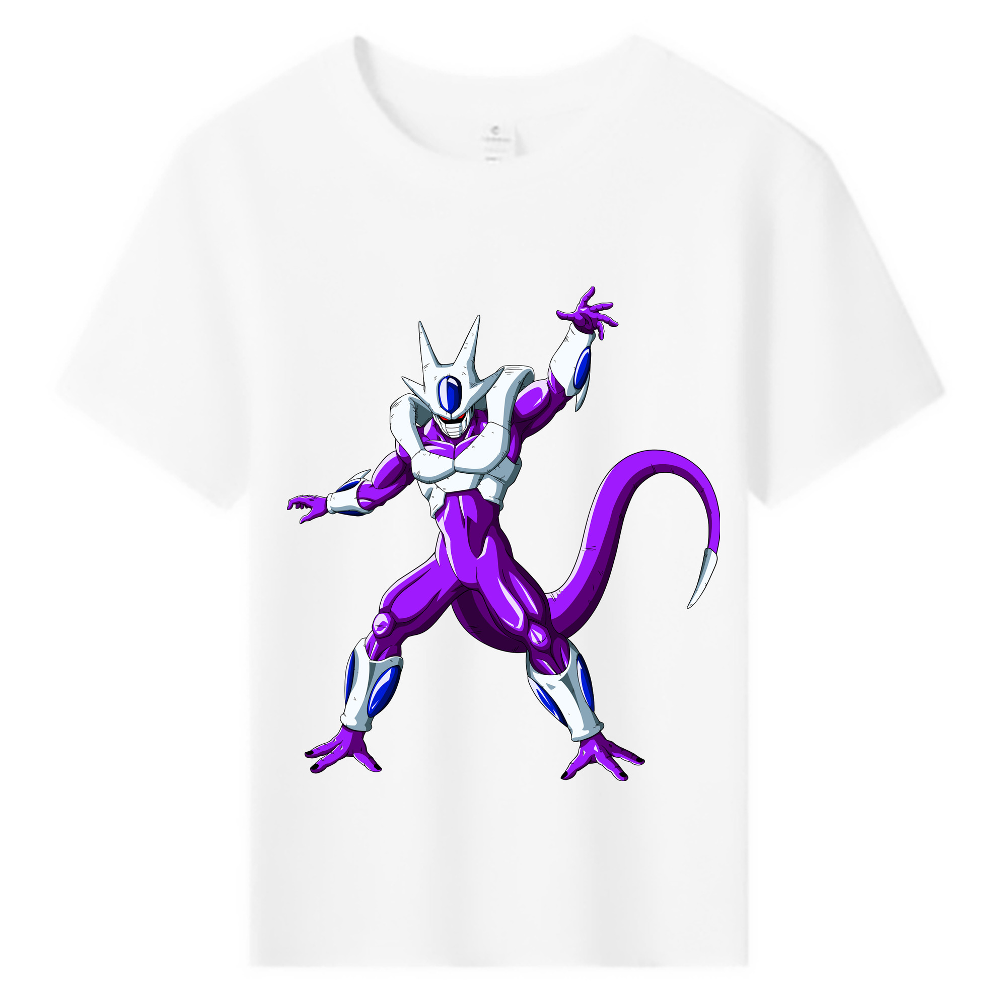 （画像用） ドラゴンボール クウラ DRAGON BALL Cooler Coora 綿100％キッズTシャツ（フロントプリント）
