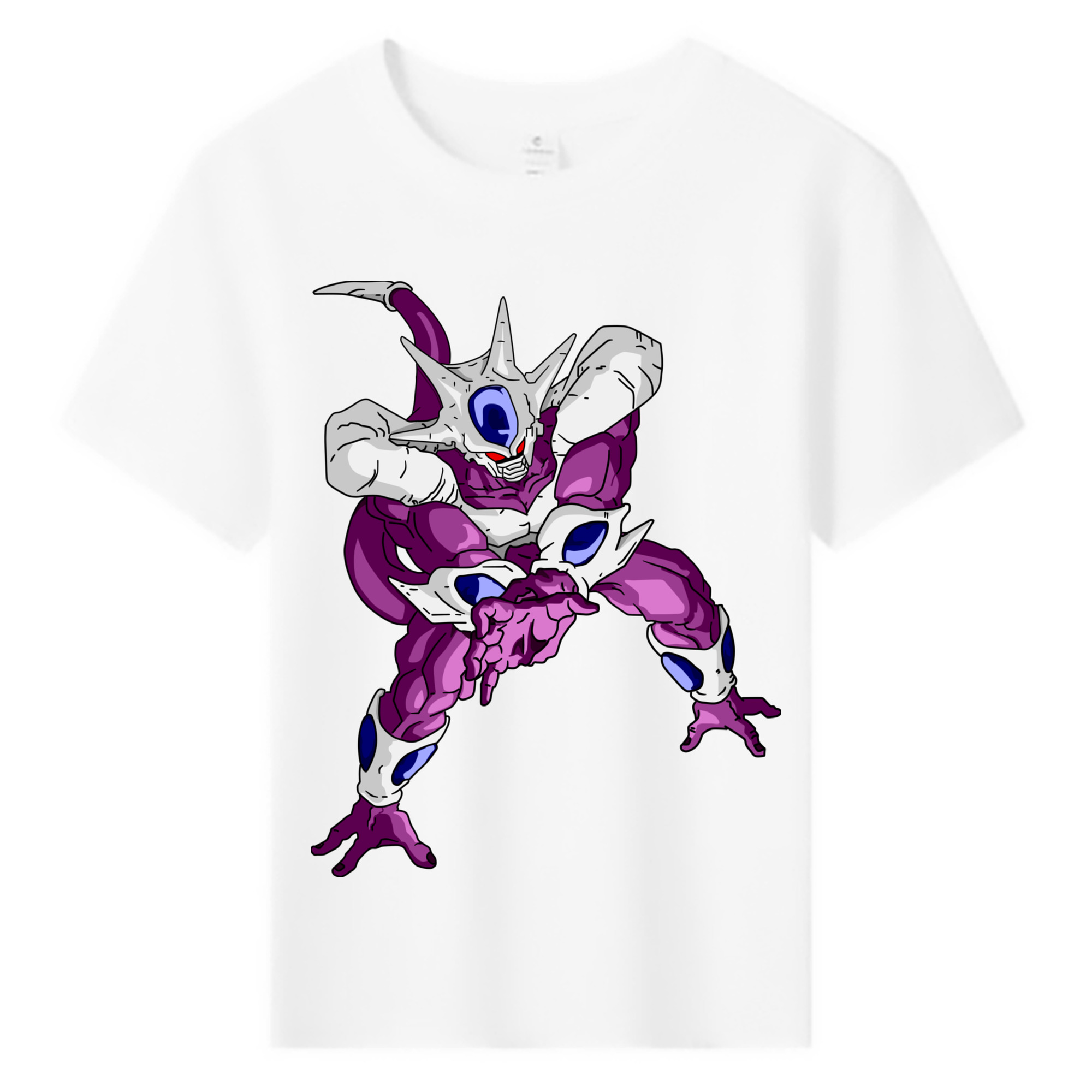 （画像用） ドラゴンボール クウラ DRAGON BALL Cooler Coora 綿100％キッズTシャツ（フロントプリント）