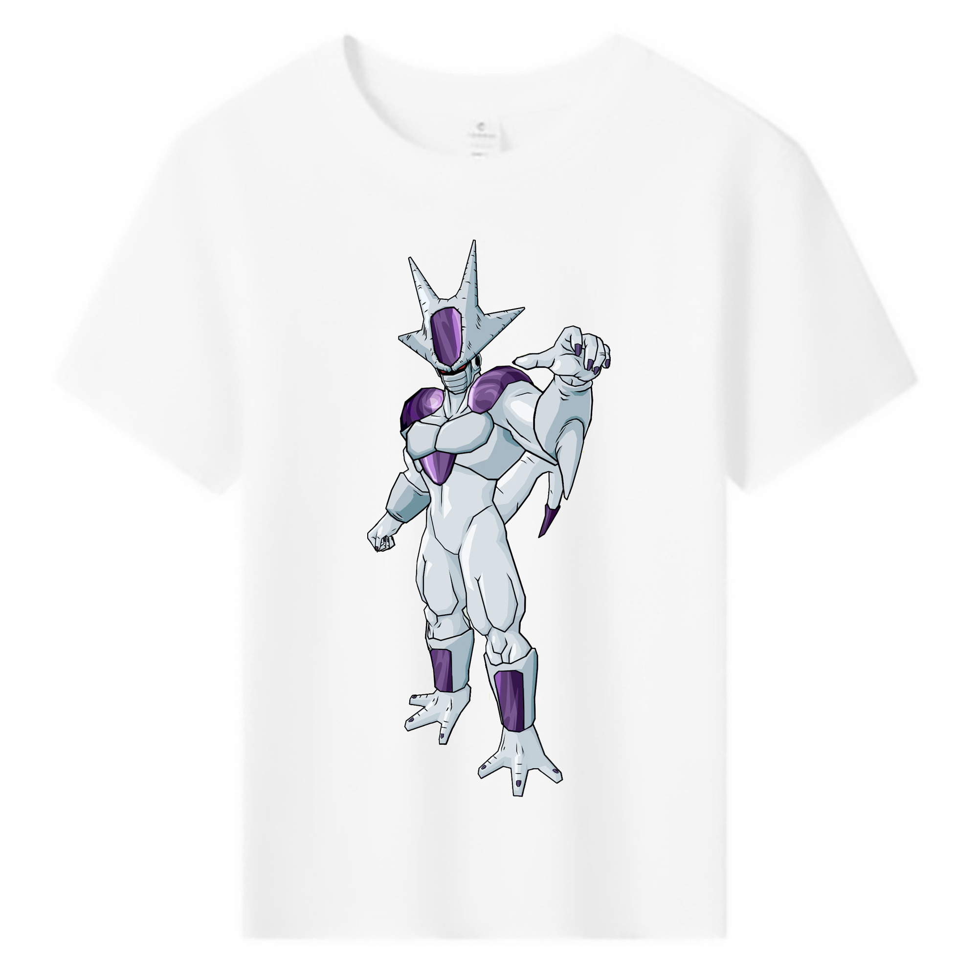 （画像用） ドラゴンボール クウラ DRAGON BALL Cooler Coora 綿100％キッズTシャツ（フロントプリント）