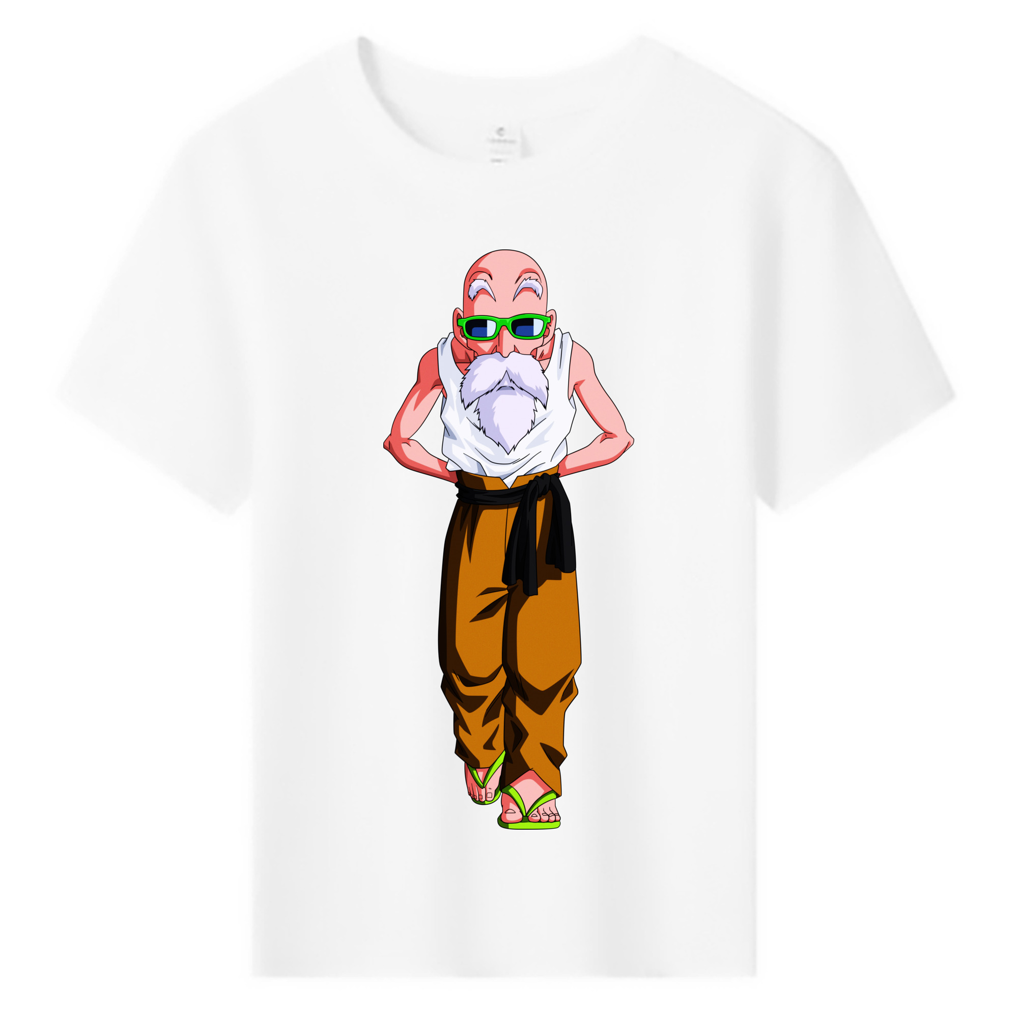 （画像用） ドラゴンボール 亀仙人（かめせんにん） DRAGON BALL Master Roshi Kame Sennin 綿100％キッズTシャツ（フロントプリント）