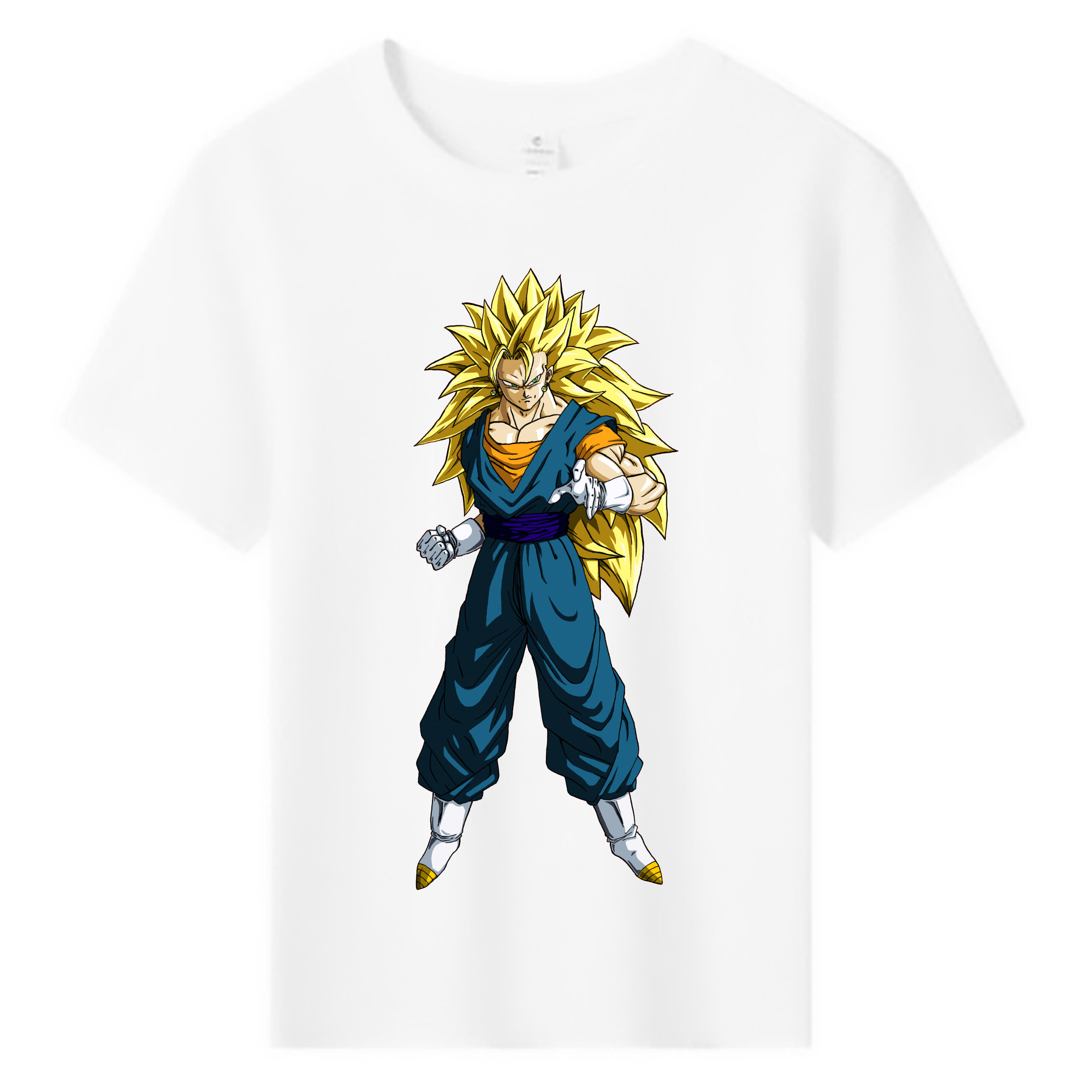 （画像用） ドラゴンボール ベジット DRAGON BALL Vegetto 綿100％キッズTシャツ（フロントプリント）