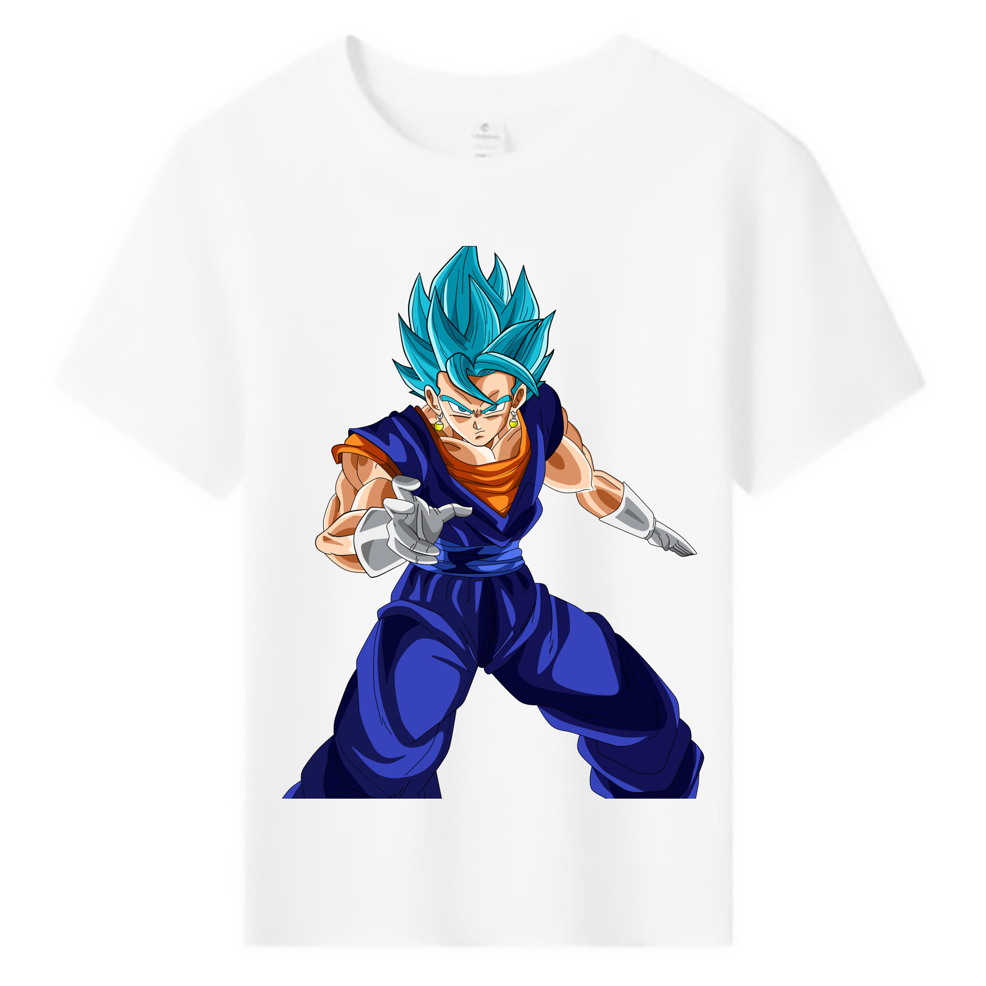 （画像用） ドラゴンボール ベジット DRAGON BALL Vegetto 綿100％キッズTシャツ（フロントプリント）