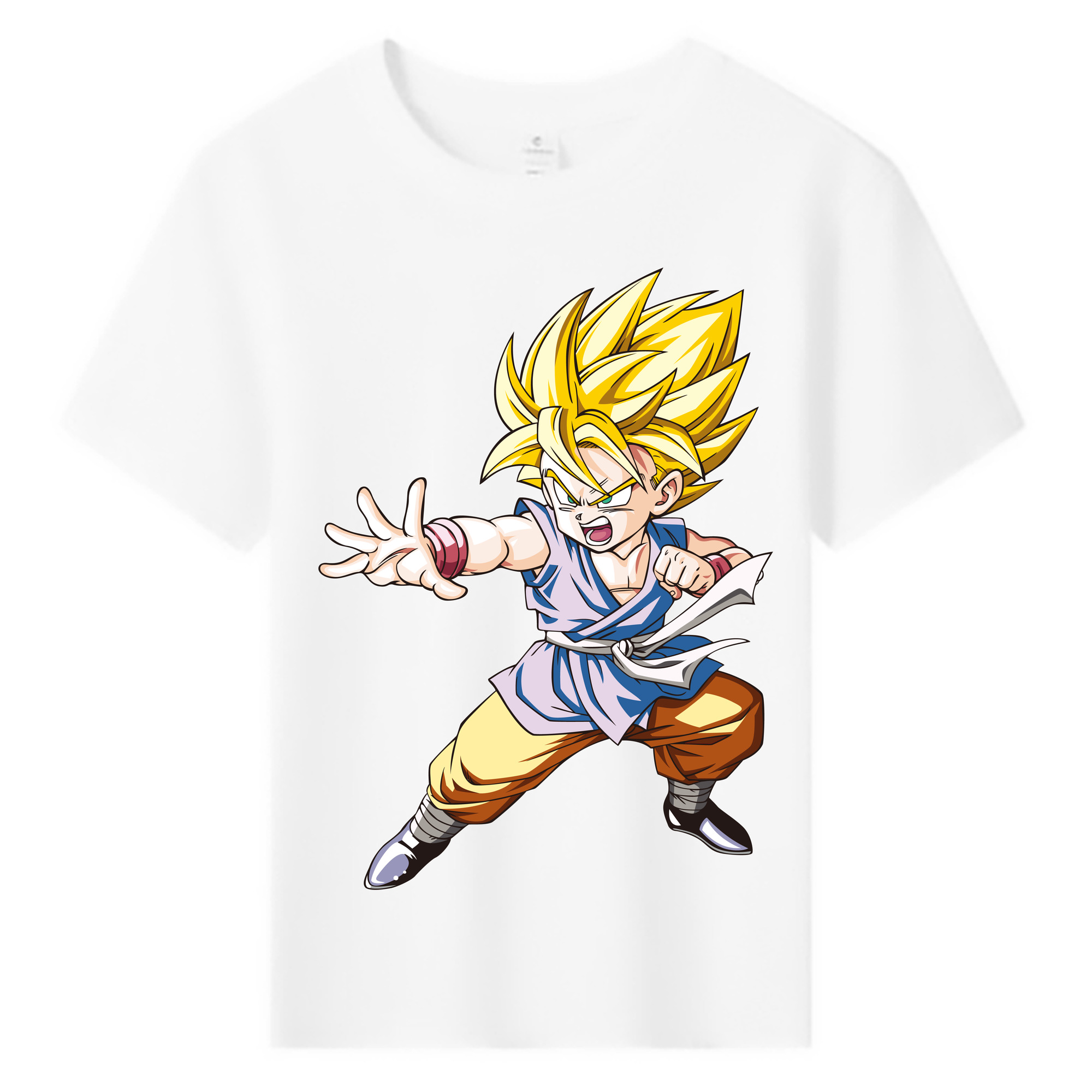 （画像用） ドラゴンボール ベジット DRAGON BALL Vegetto 綿100％キッズTシャツ（フロントプリント）