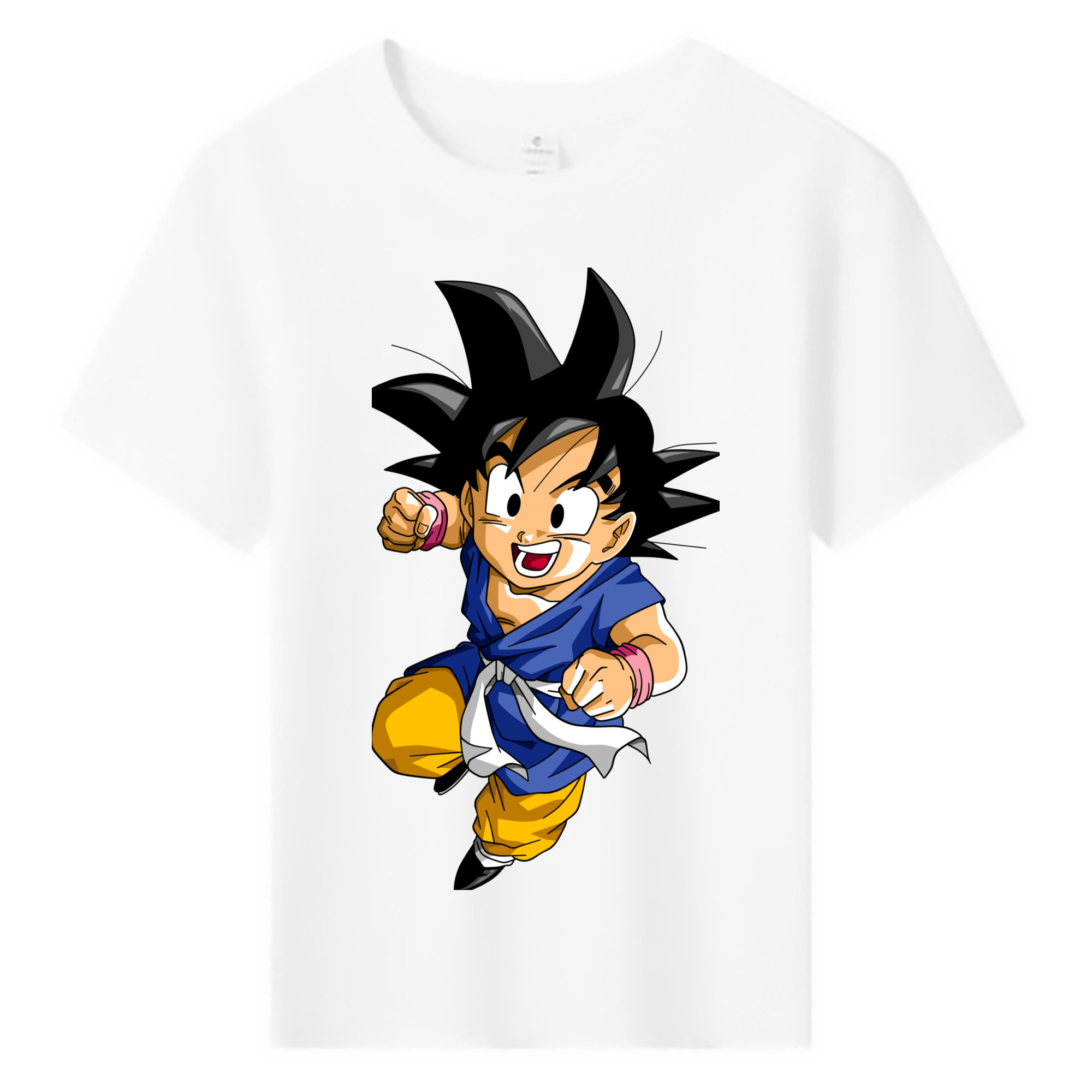 （画像用） ドラゴンボール 孫悟天 そん ごてん DRAGON BALL Son Goten 綿100％キッズTシャツ（フロントプリント）