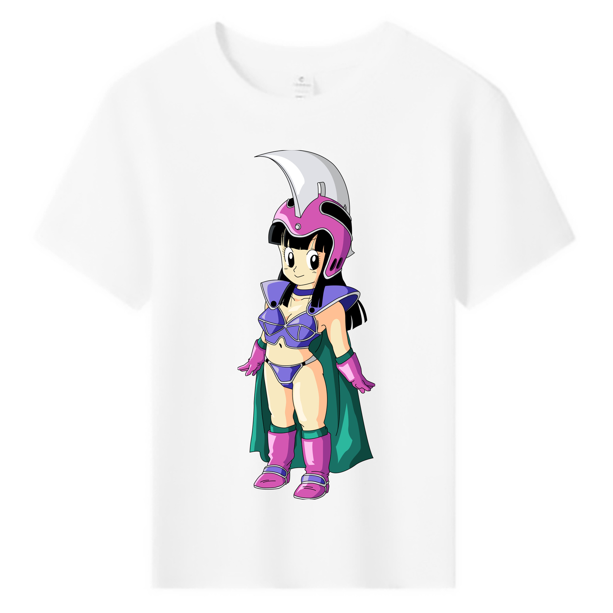 （画像用） ドラゴンボール チチ DRAGON BALL Chichi 綿100％キッズTシャツ（フロントプリント）