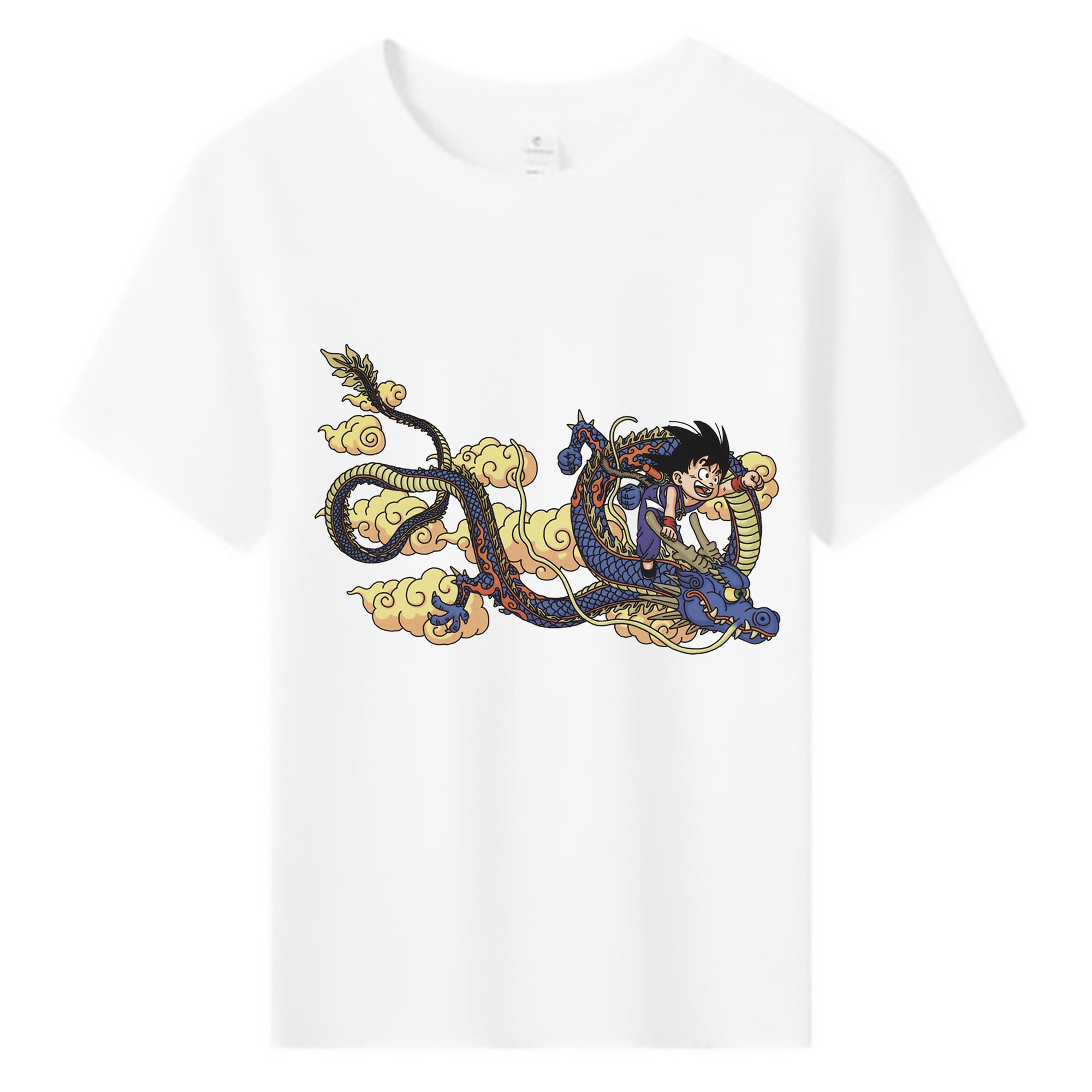 （画像用） ドラゴンボール 神龍 シェンロン DRAGON BALL Shenron 綿100％キッズTシャツ（フロントプリント）