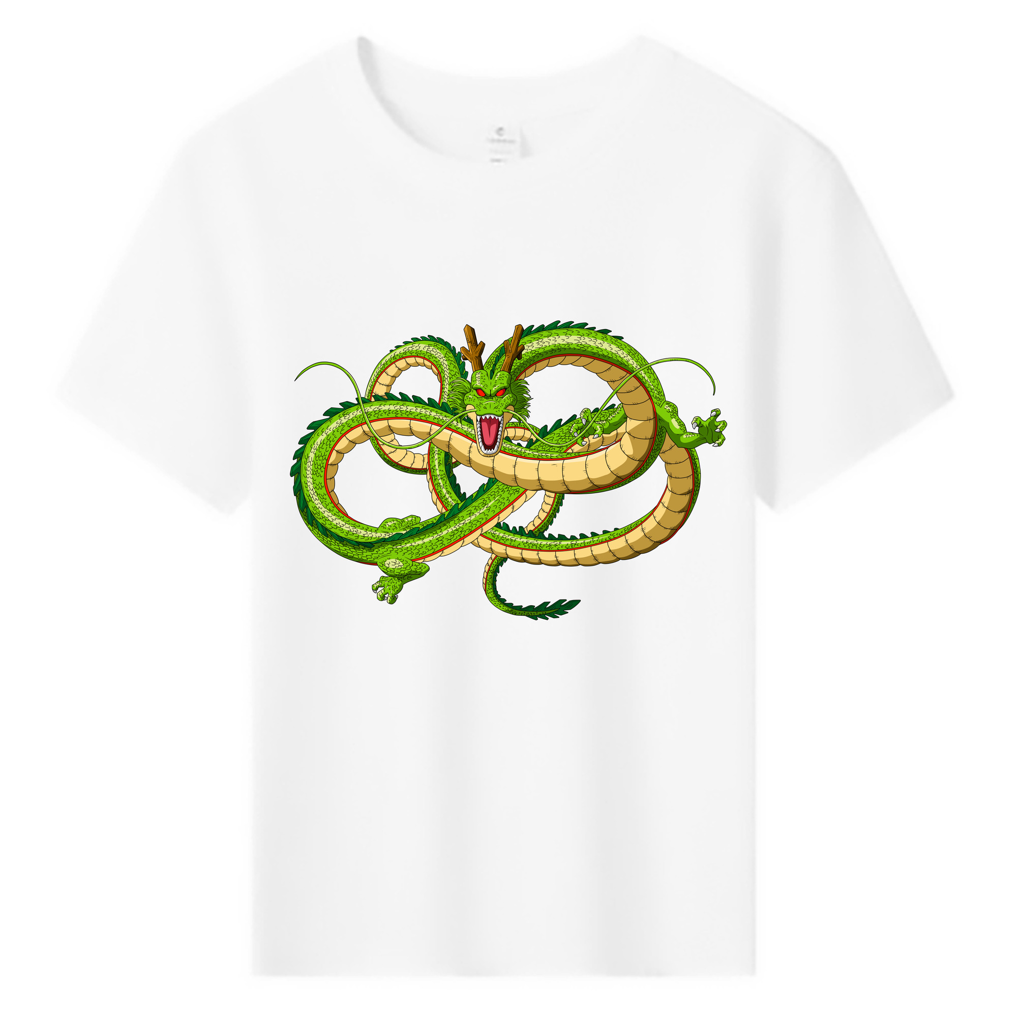 （画像用） ドラゴンボール 神龍 シェンロン DRAGON BALL Shenron 綿100％キッズTシャツ（フロントプリント）