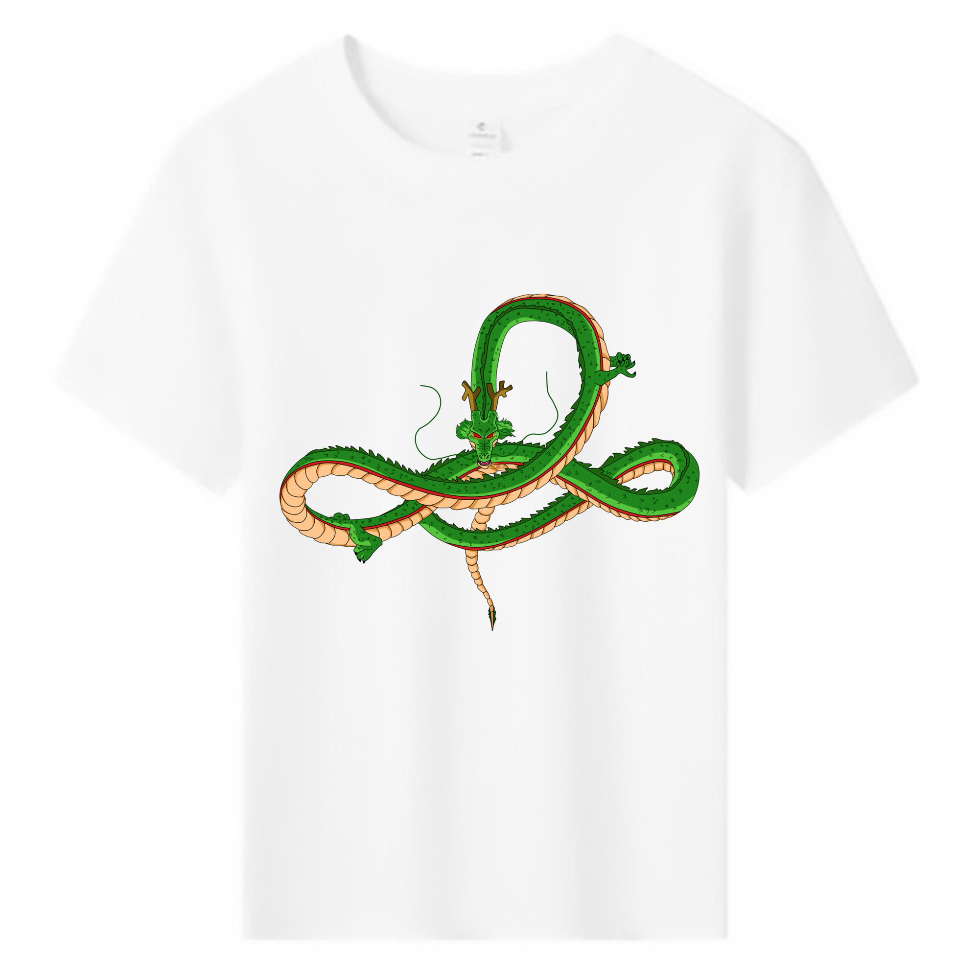 （画像用） ドラゴンボール 神龍 シェンロン DRAGON BALL Shenron 綿100％キッズTシャツ（フロントプリント）