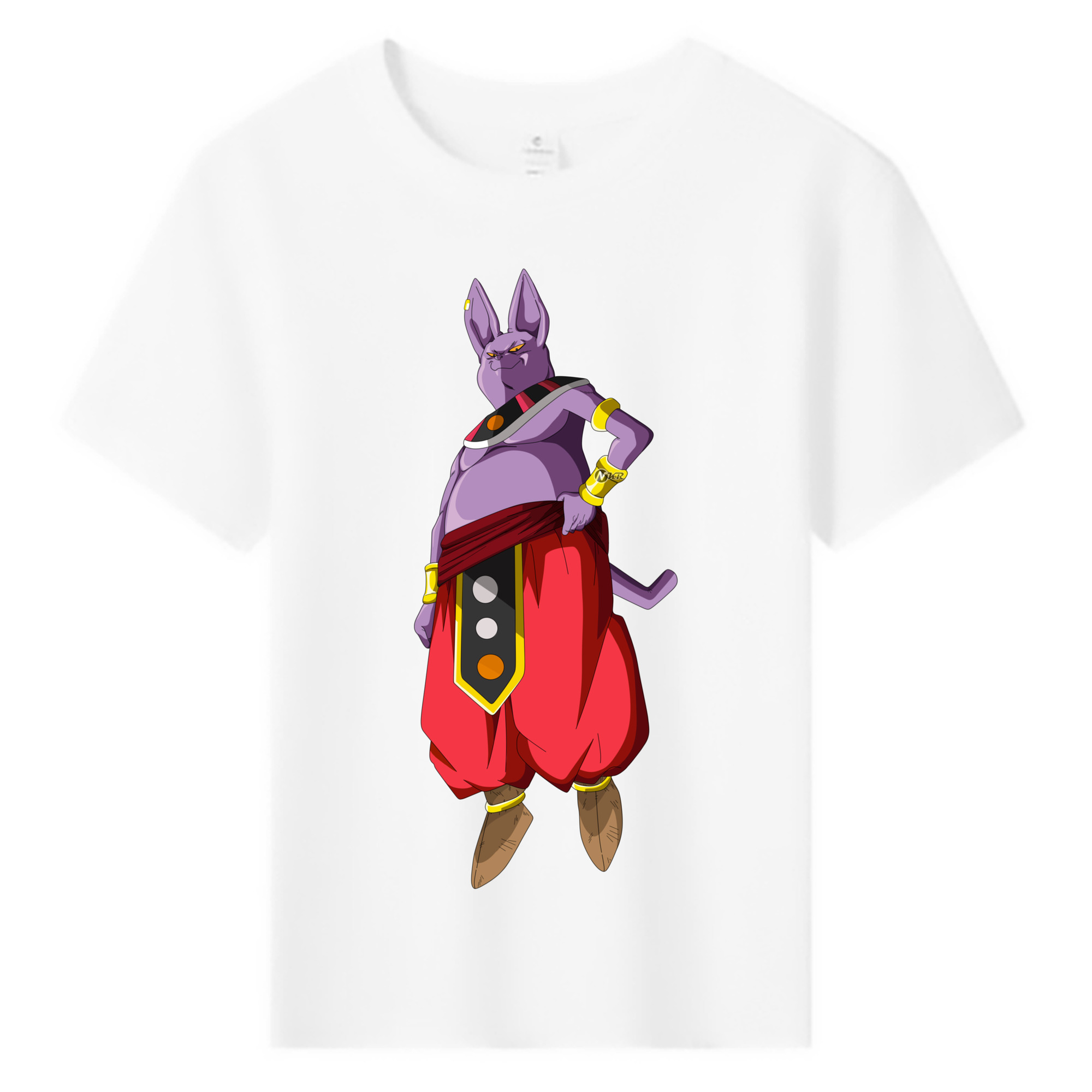 （画像用） ドラゴンボール シャンパ DRAGON BALL Champa 綿100％キッズTシャツ（フロントプリント）