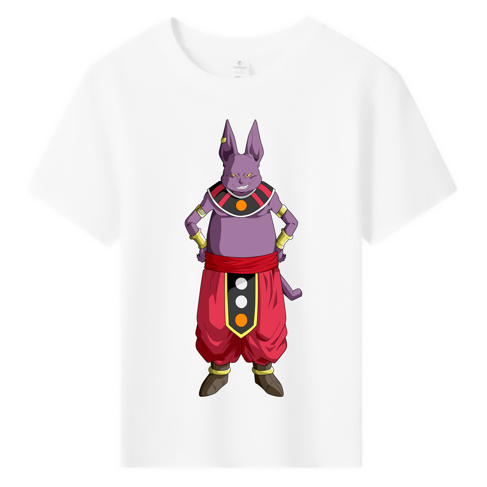 （画像用） ドラゴンボール シャンパ DRAGON BALL Champa 綿100％キッズTシャツ（フロントプリント）