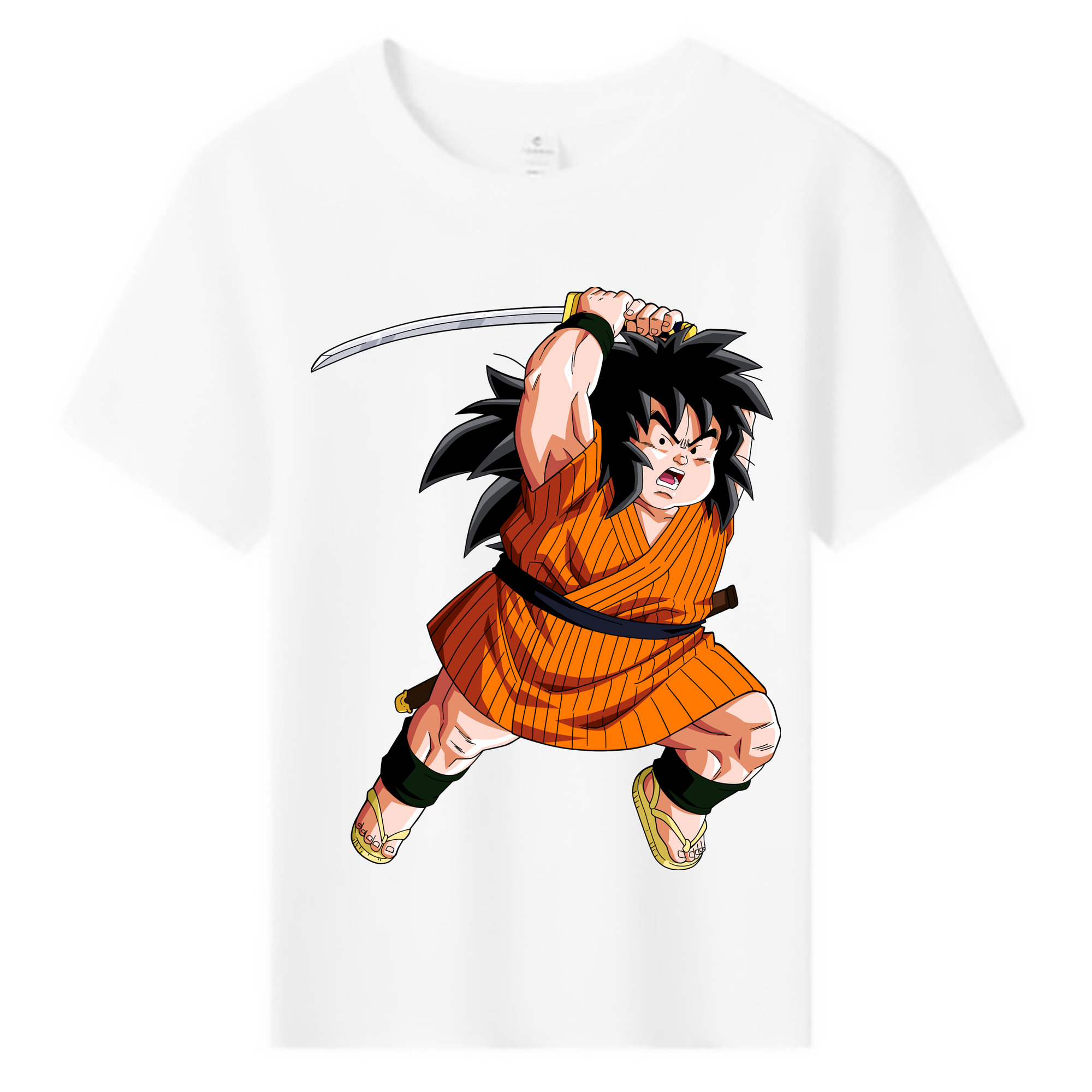 （画像用） ドラゴンボール やじろべえ DRAGON BALL Yajirobe 綿100％キッズTシャツ（フロントプリント）