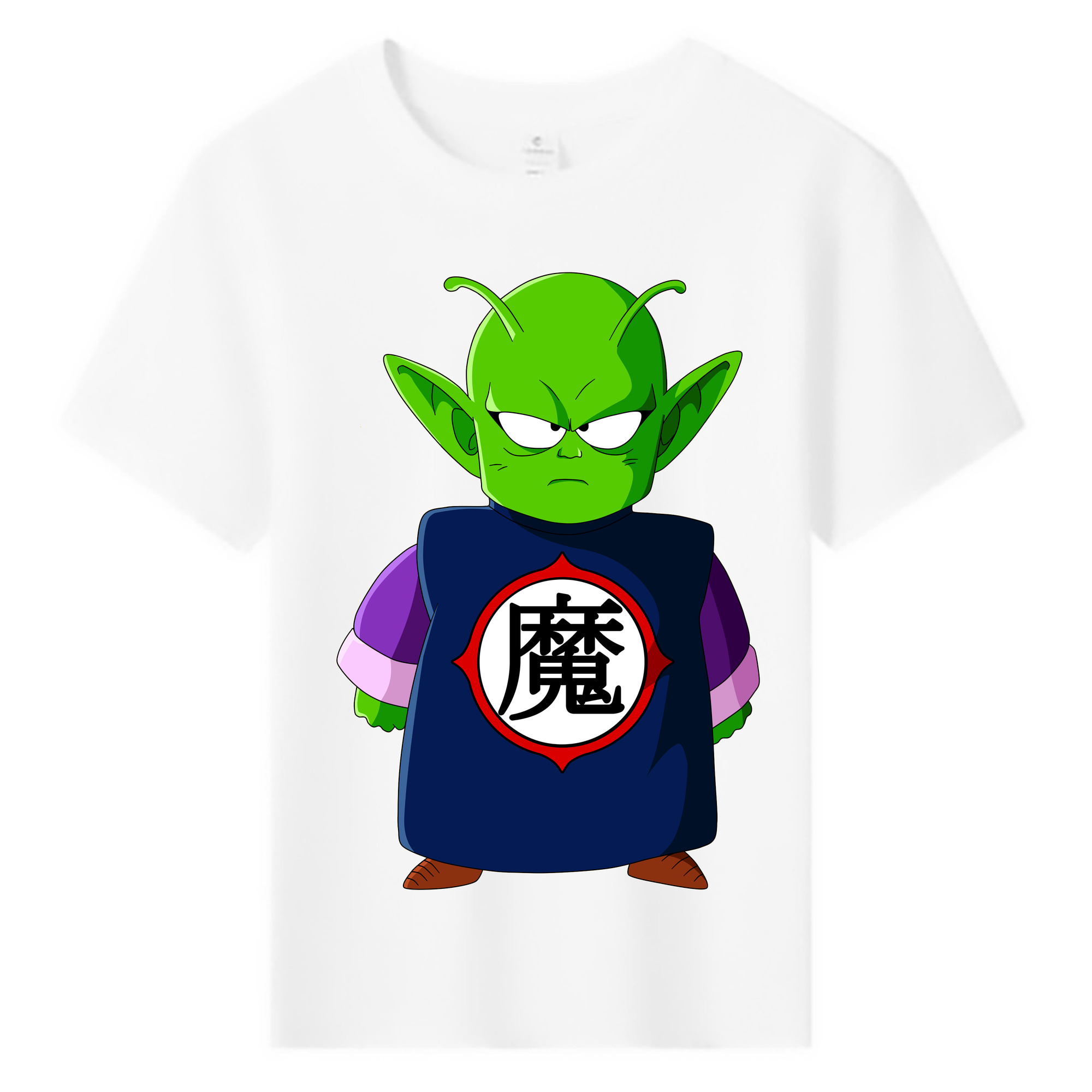 （画像用） ドラゴンボール ピッコロ DRAGON BALL Piccolo 綿100％キッズTシャツ（フロントプリント）