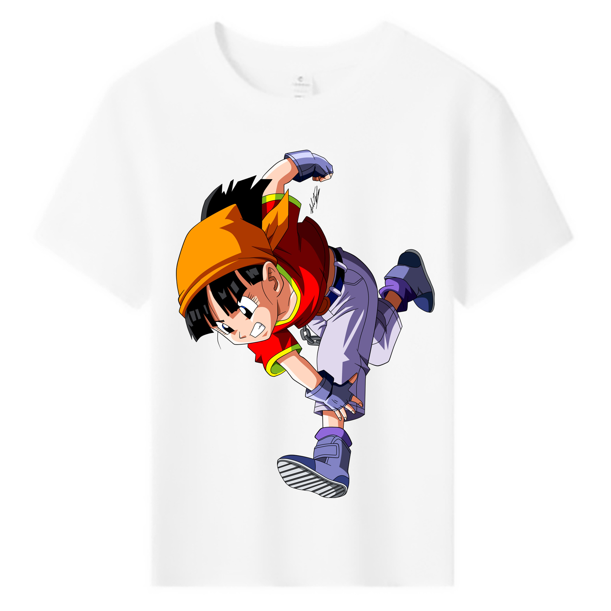 （画像用） ドラゴンボール パン DRAGON BALL Pan 綿100％キッズTシャツ（フロントプリント）