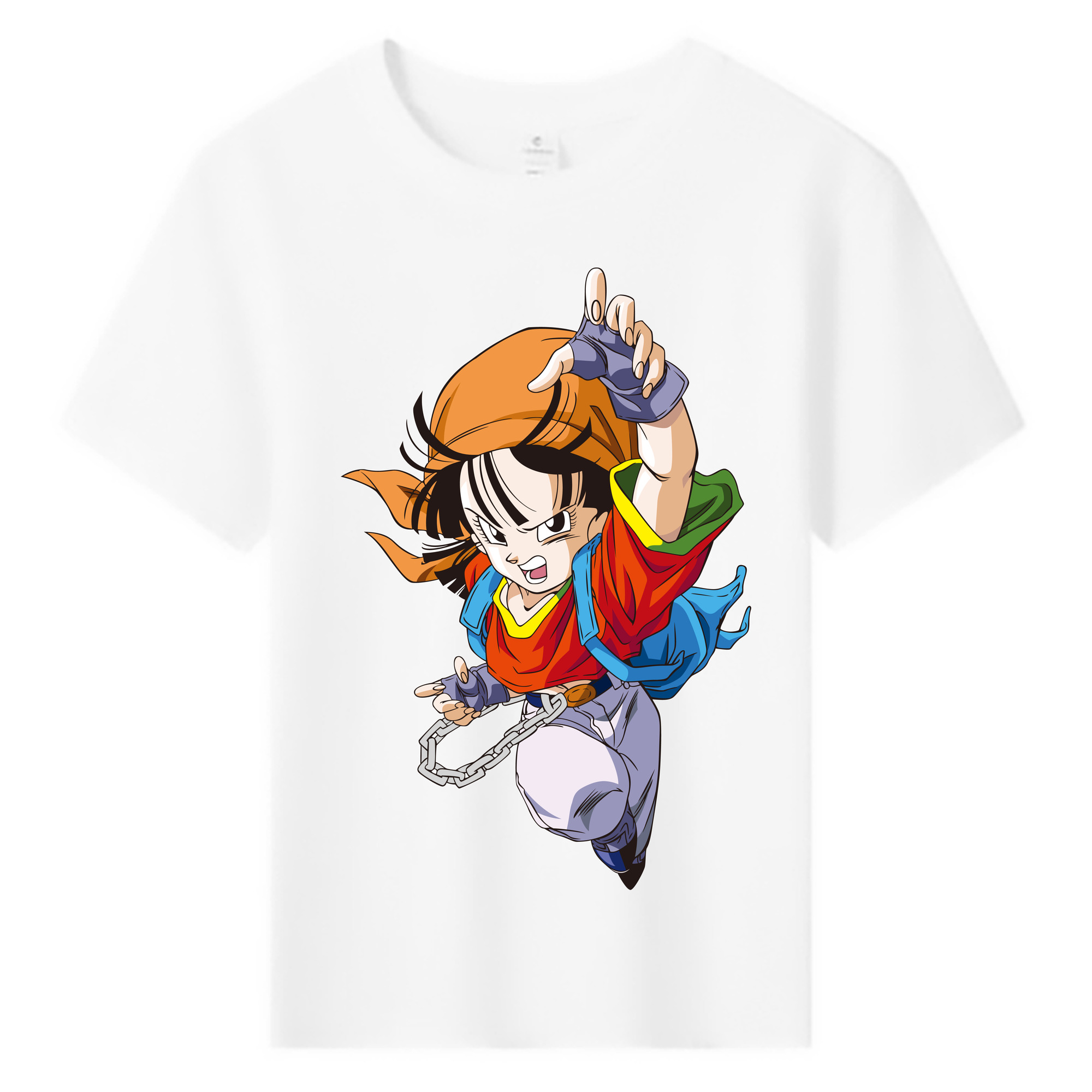 （画像用） ドラゴンボール パン DRAGON BALL Pan 綿100％キッズTシャツ（フロントプリント）