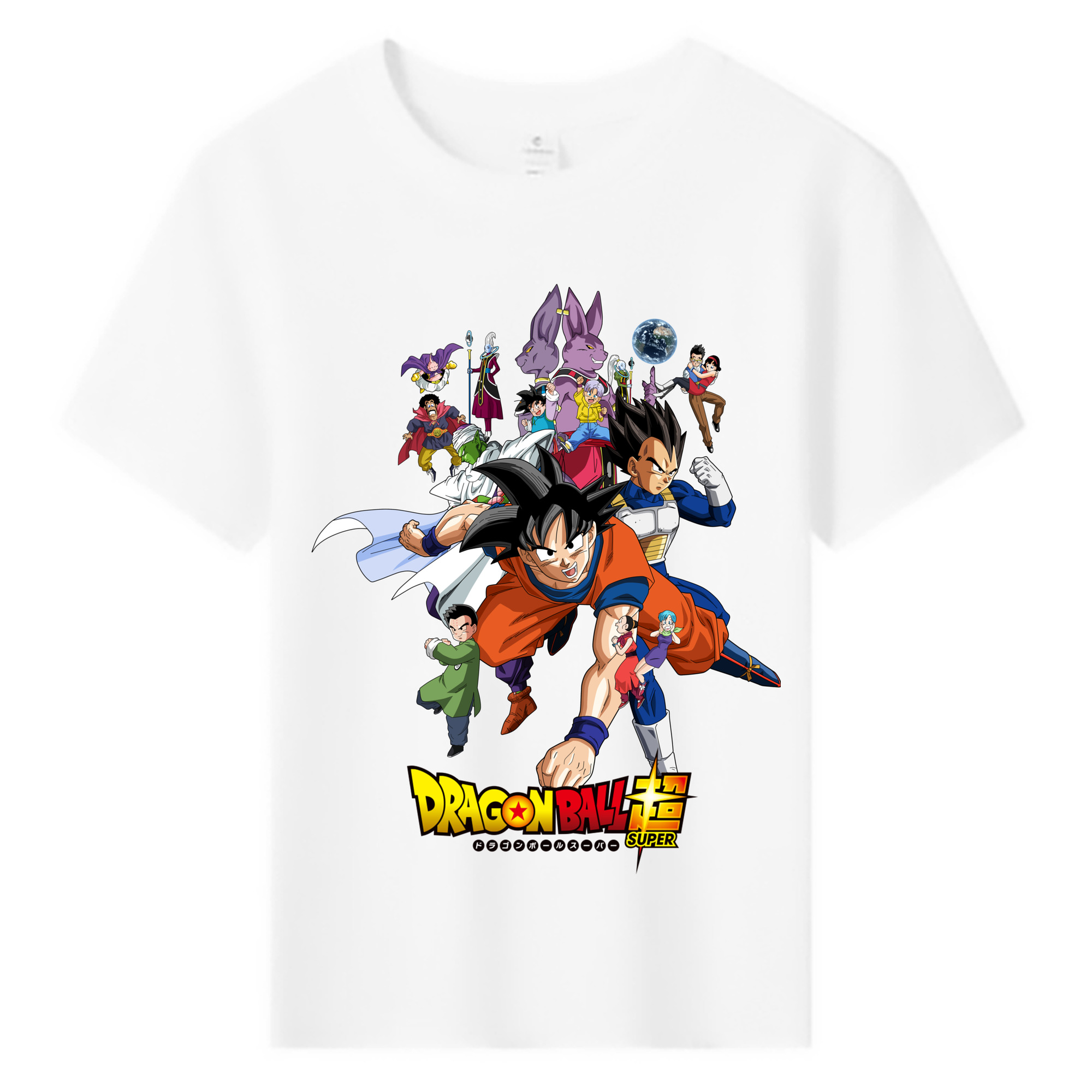 （画像用） ドラゴンボール DRAGON BALL 綿100％キッズTシャツ（フロントプリント）