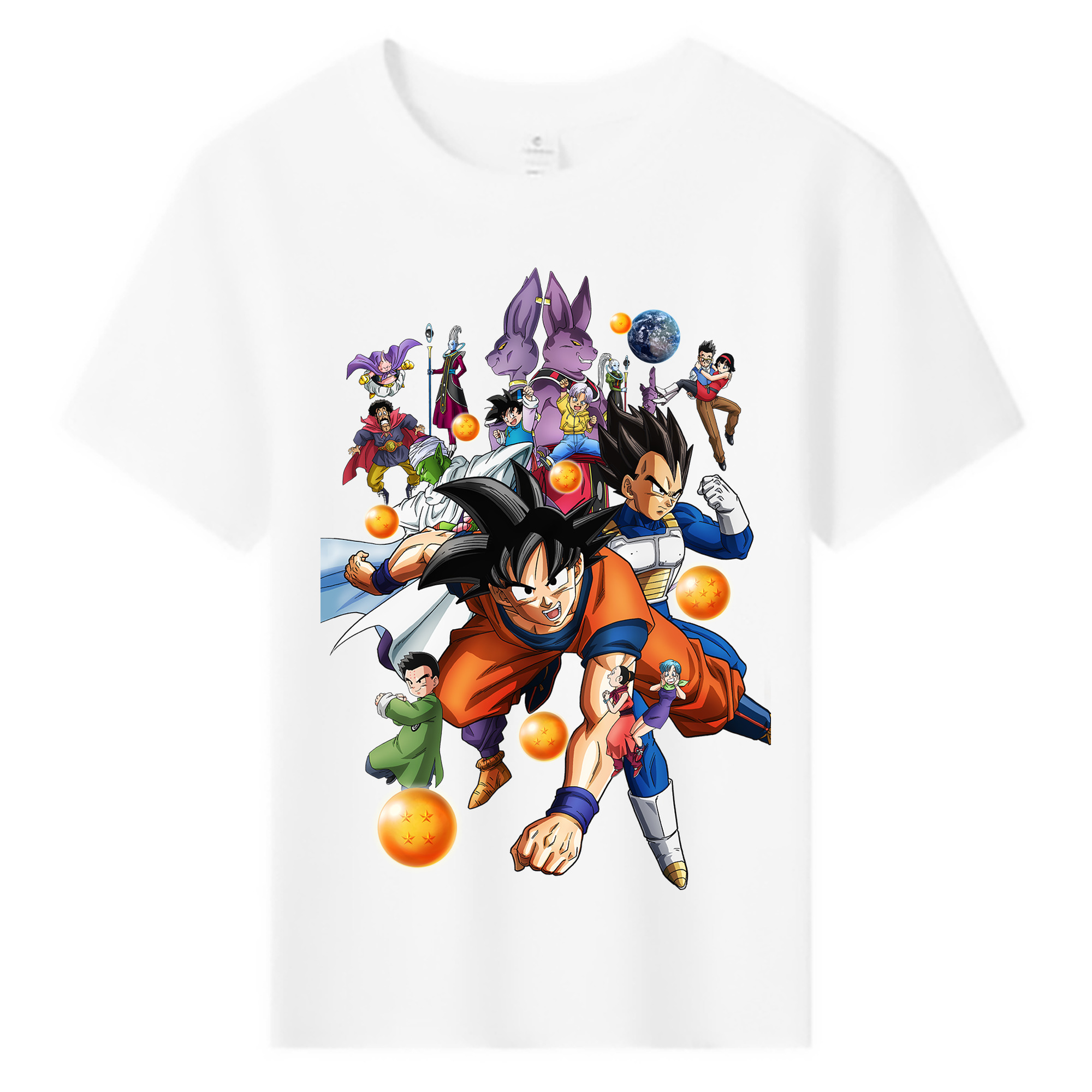 （画像用） ドラゴンボール DRAGON BALL 綿100％キッズTシャツ（フロントプリント）