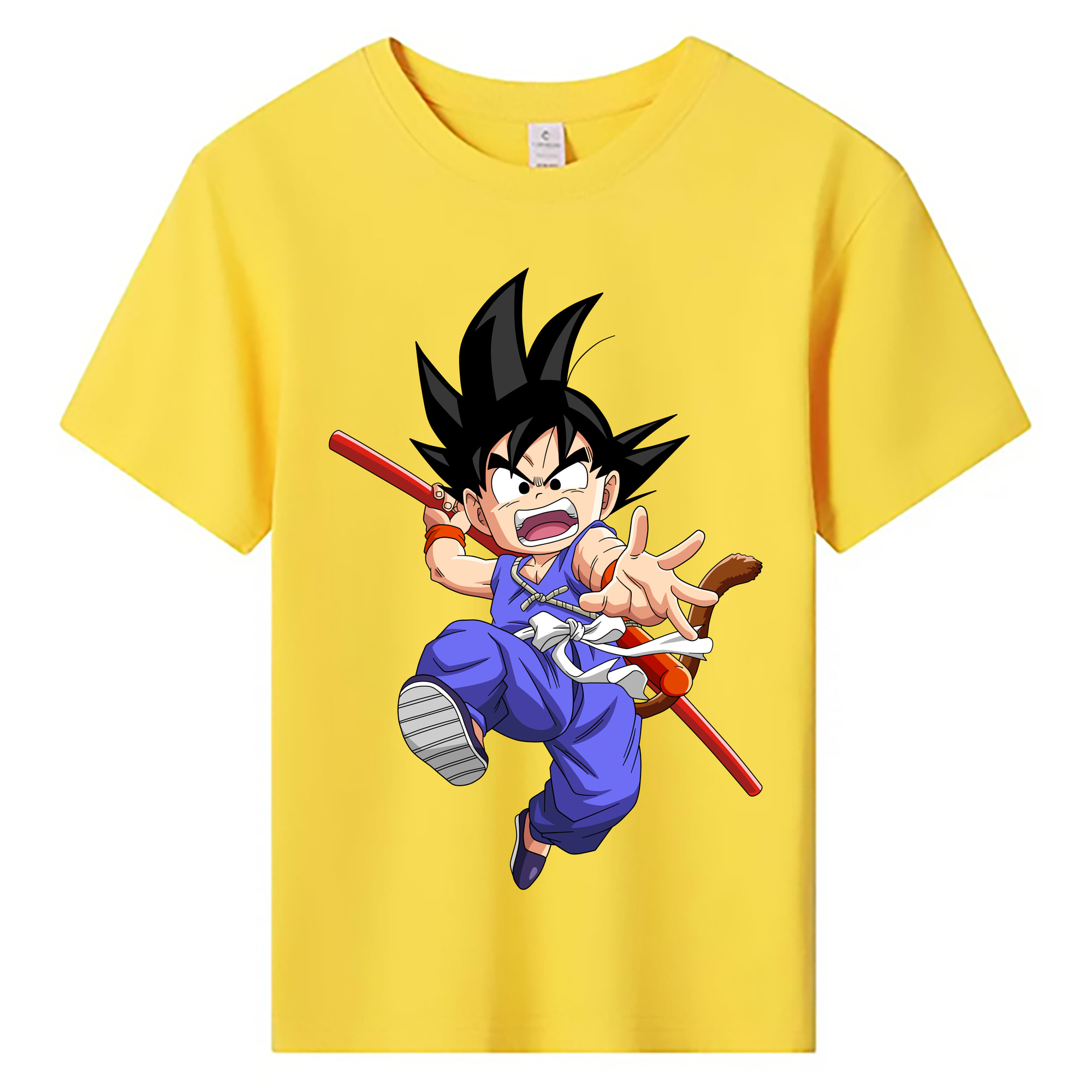 （画像用） ドラゴンボール 孫悟空（そん ごくう）Son Goku カカロット DRAGON BALL Kakarotto 綿100％キッズTシャツ（フロントプリント）