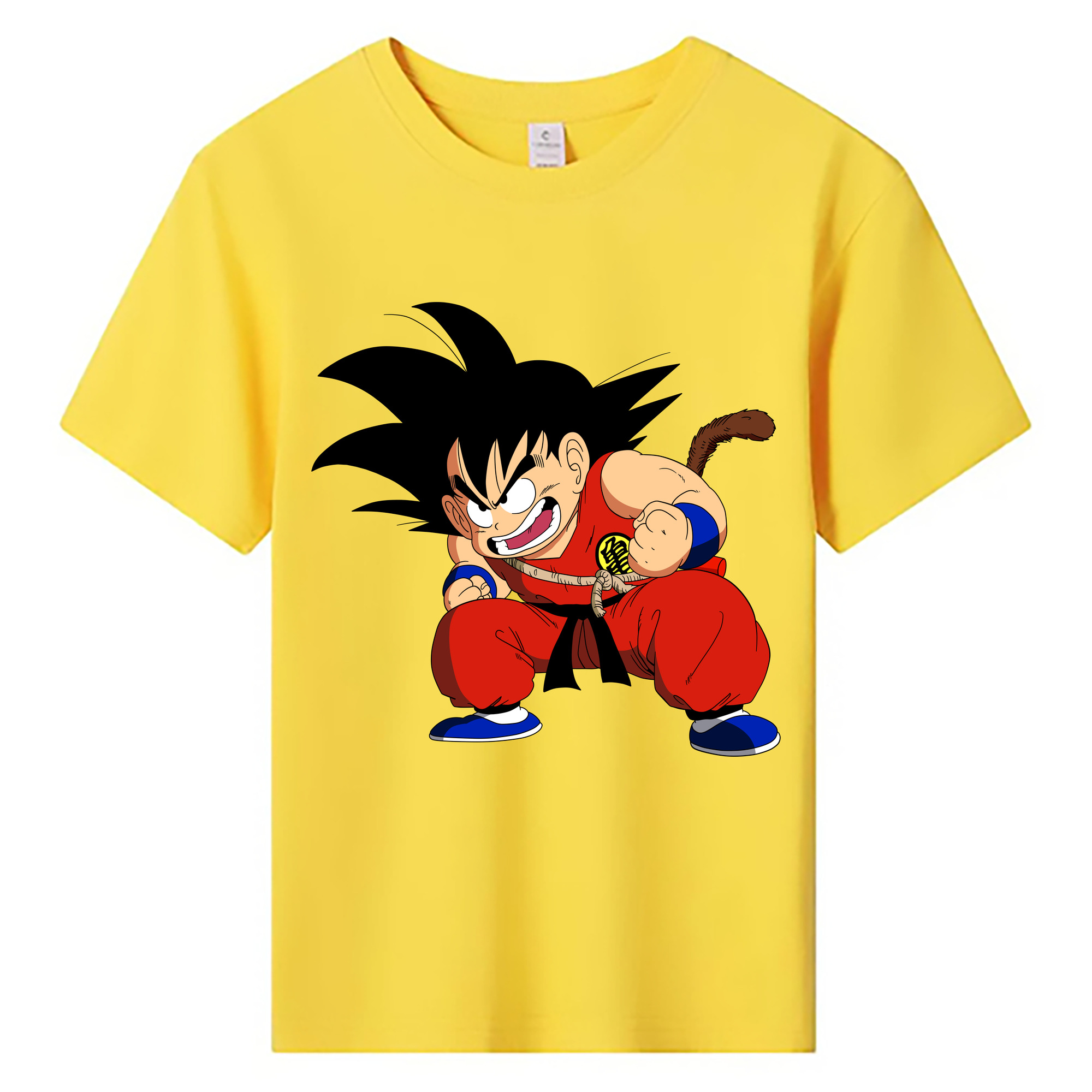 （画像用） ドラゴンボール 孫悟空（そん ごくう）Son Goku カカロット DRAGON BALL Kakarotto 綿100％キッズTシャツ（フロントプリント）