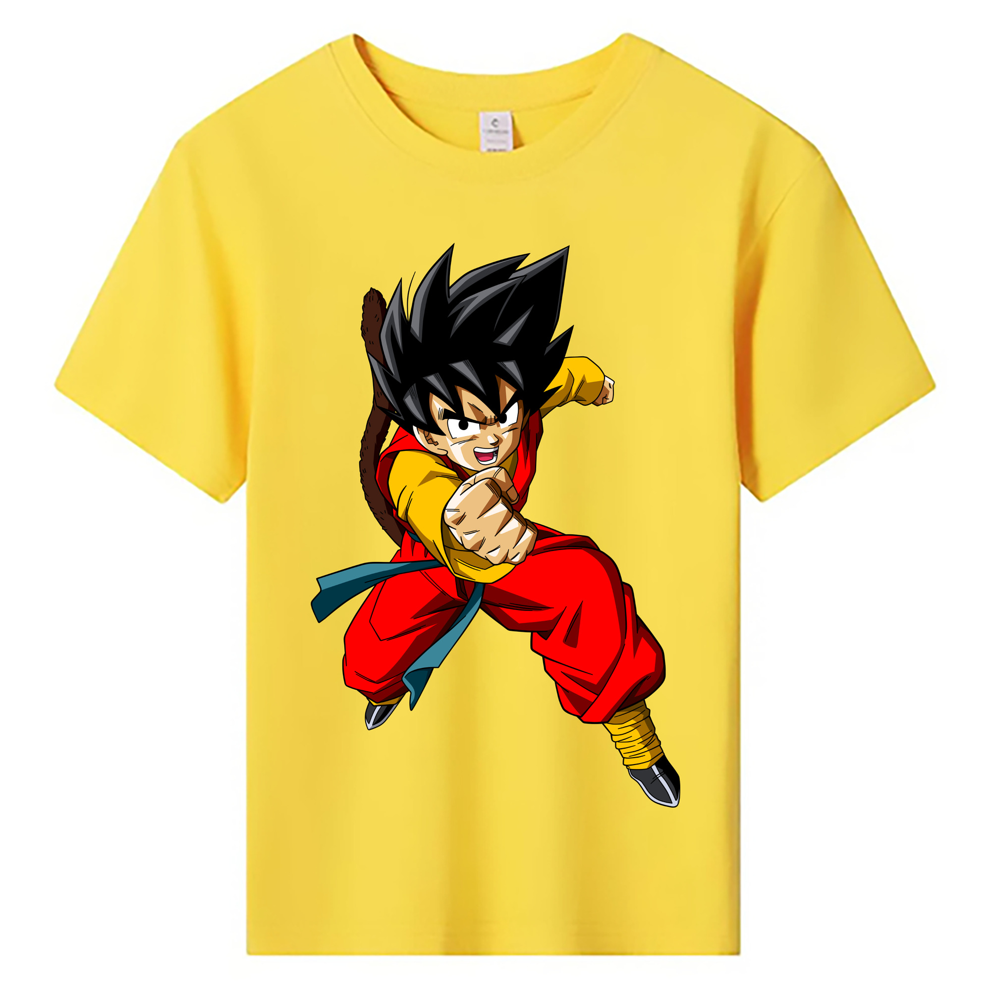 （画像用） ドラゴンボール 孫悟空（そん ごくう）Son Goku カカロット DRAGON BALL Kakarotto 綿100％キッズTシャツ（フロントプリント）