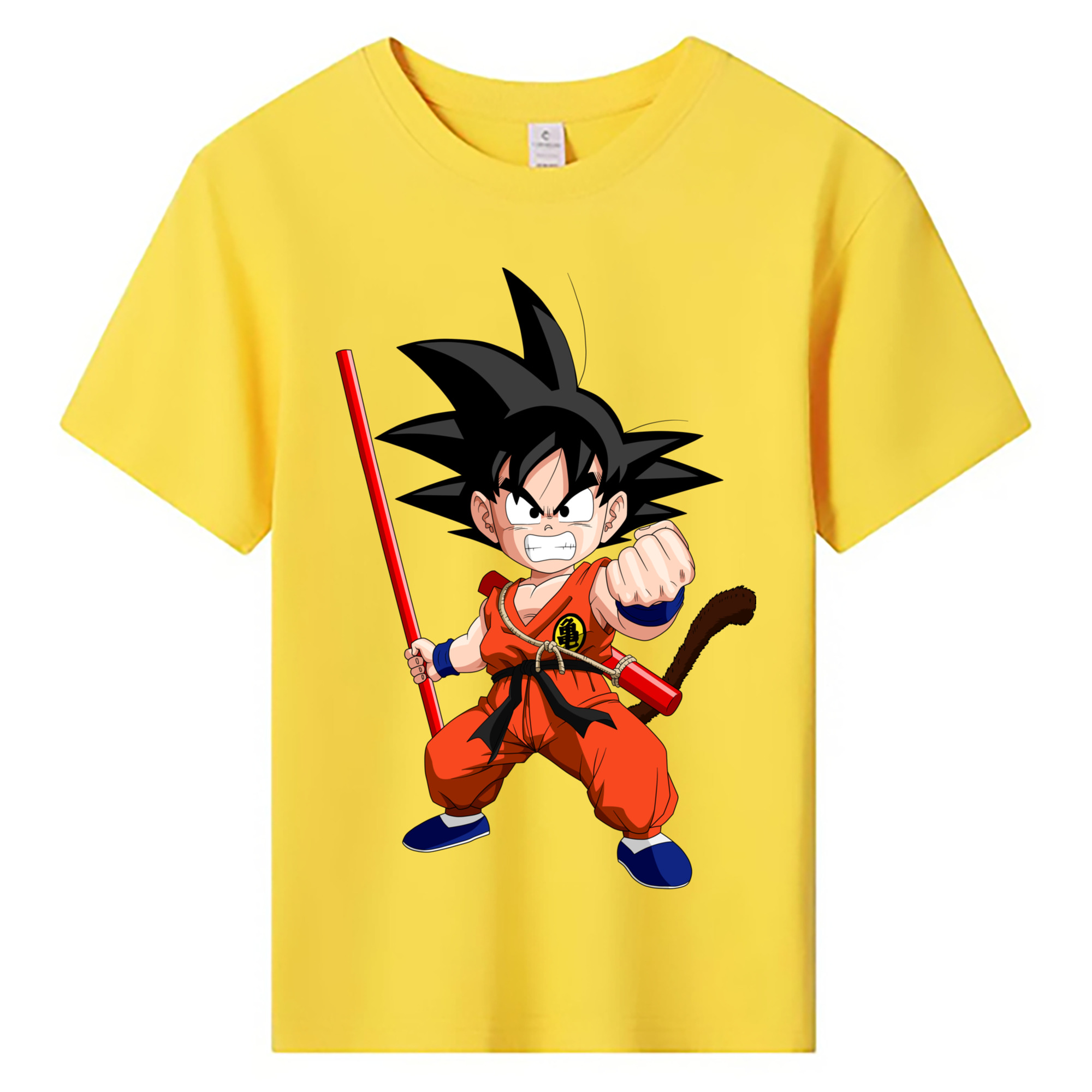 （画像用） ドラゴンボール 孫悟空（そん ごくう）Son Goku カカロット DRAGON BALL Kakarotto 綿100％キッズTシャツ（フロントプリント）
