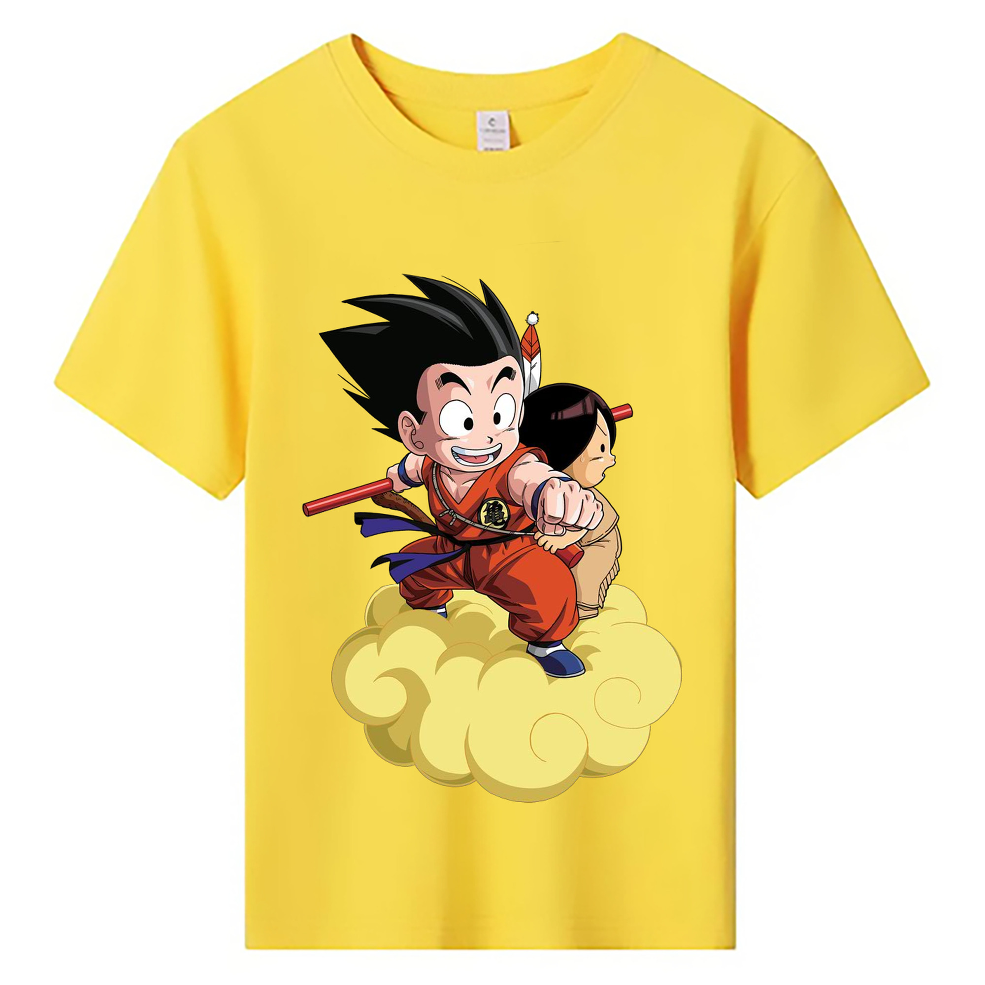 （画像用） ドラゴンボール 孫悟空（そん ごくう）Son Goku カカロット DRAGON BALL Kakarotto 綿100％キッズTシャツ（フロントプリント）