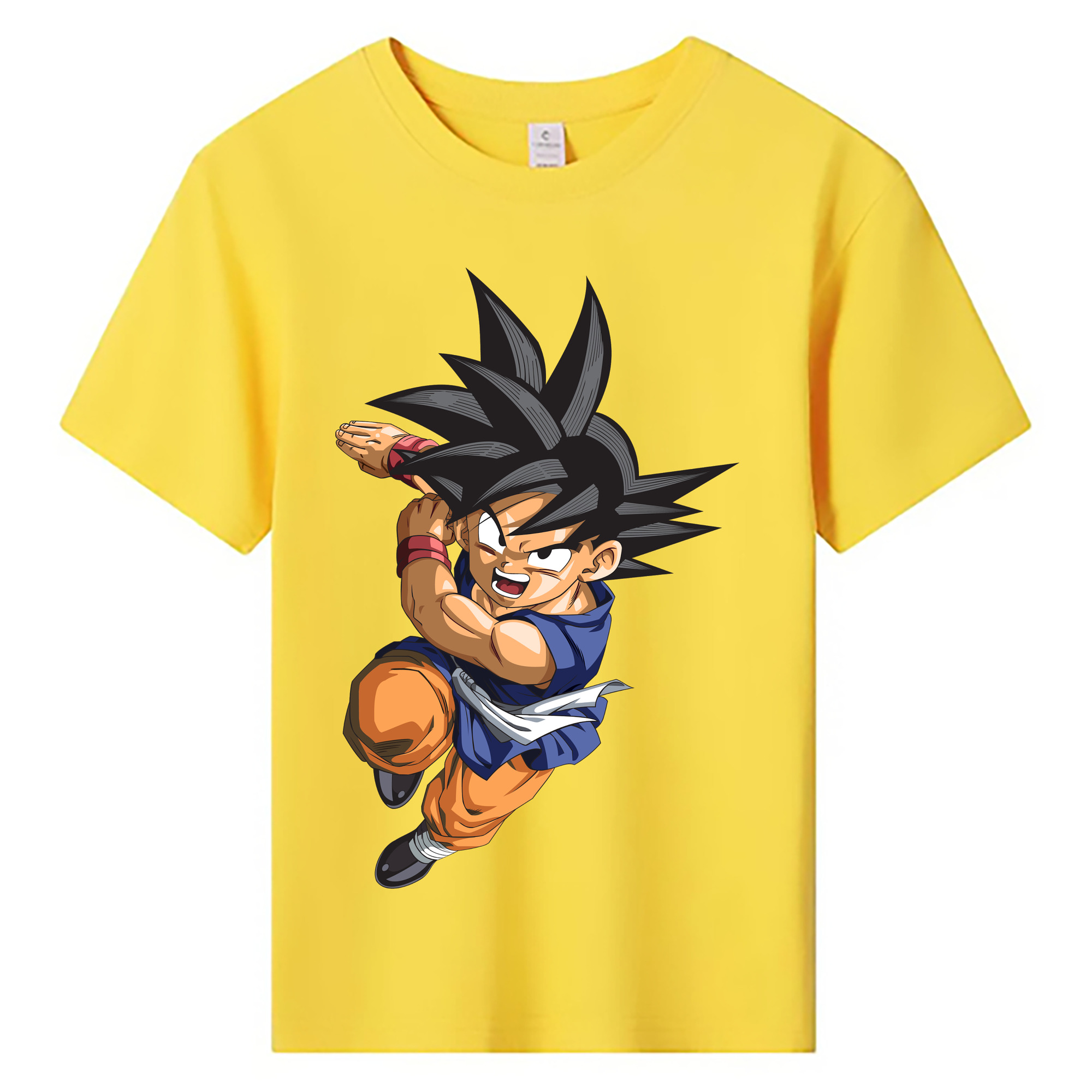 （画像用） ドラゴンボール 孫悟空（そん ごくう）Son Goku カカロット DRAGON BALL Kakarotto 綿100％キッズTシャツ（フロントプリント）