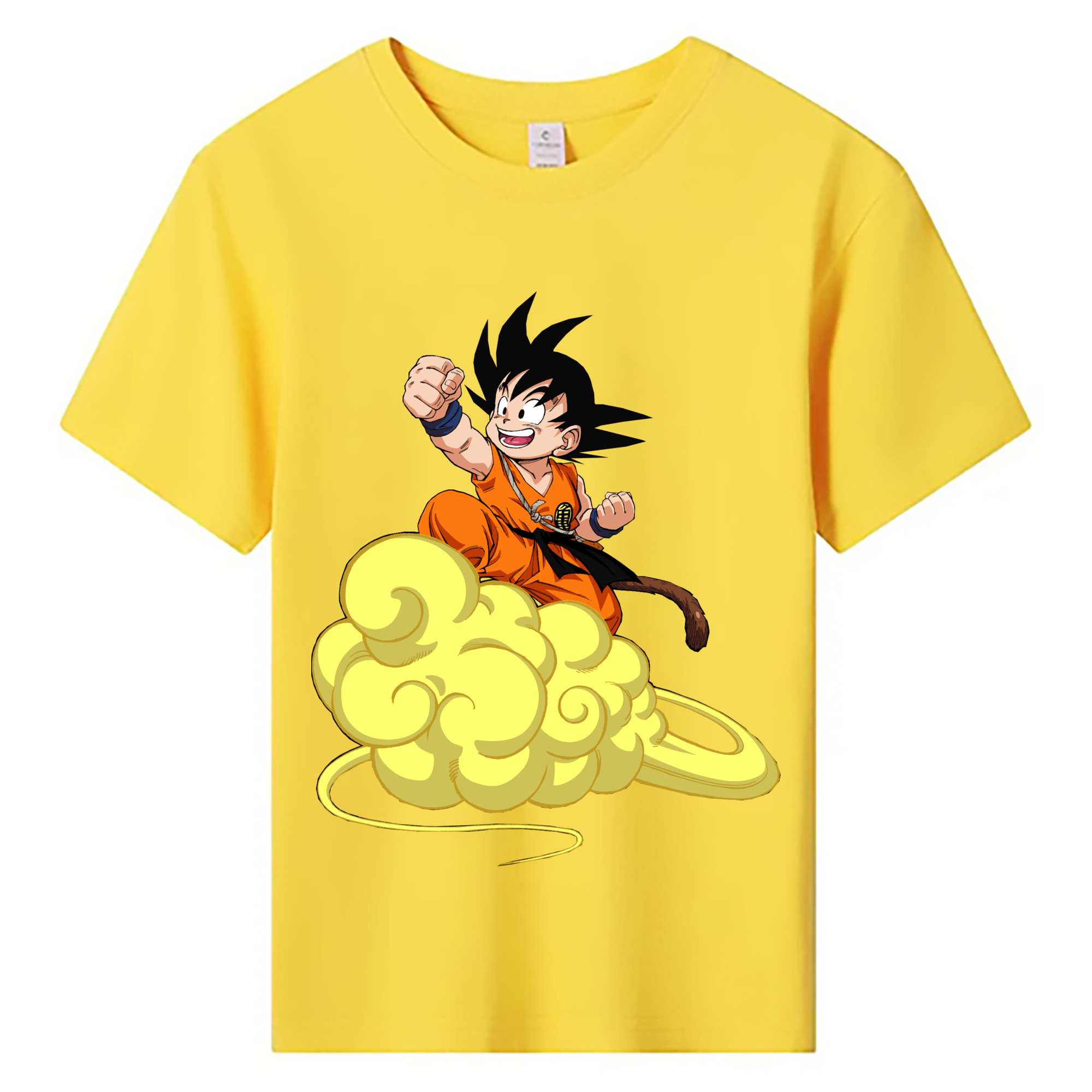（画像用） ドラゴンボール 孫悟空（そん ごくう）Son Goku カカロット DRAGON BALL Kakarotto 綿100％キッズTシャツ（フロントプリント）