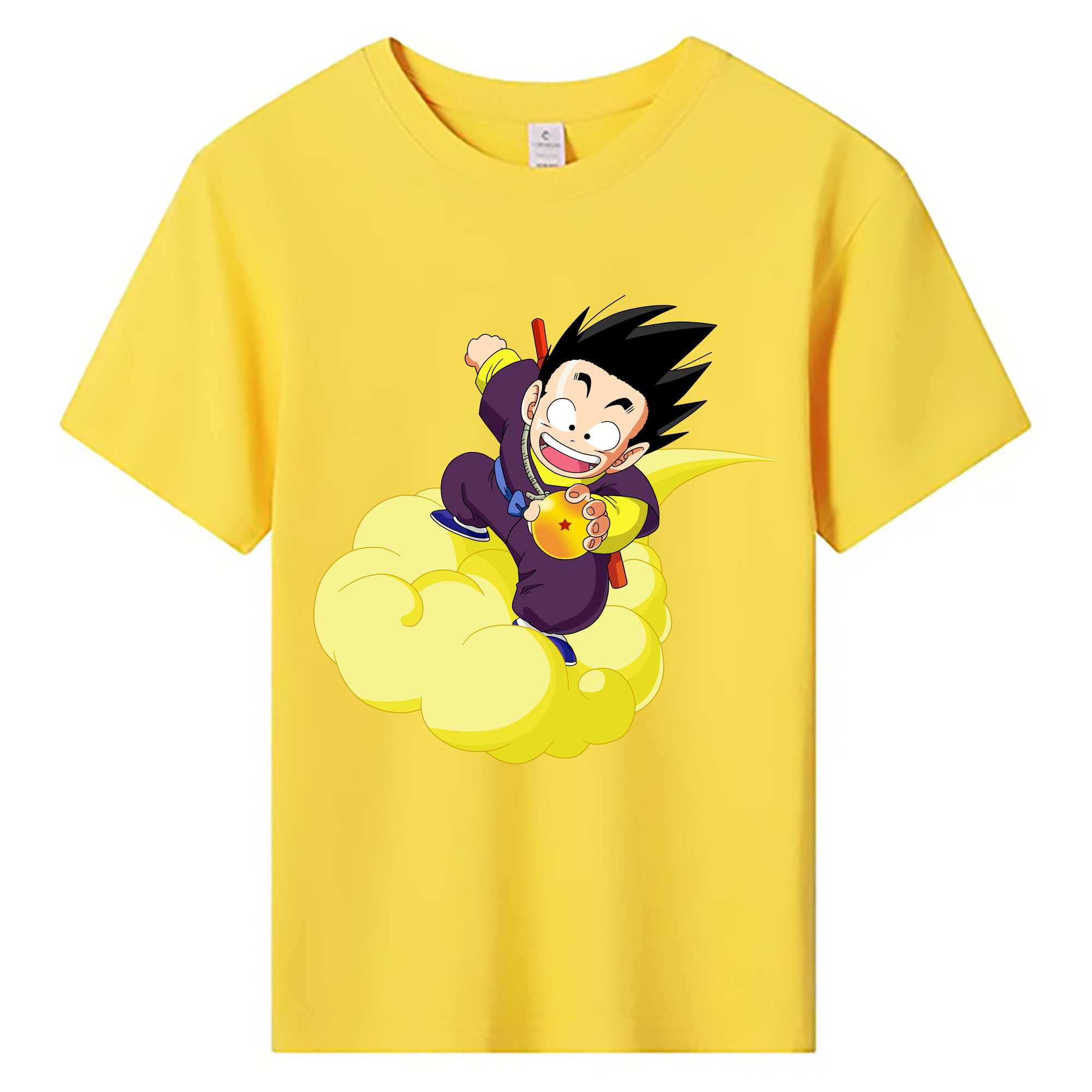 （画像用） ドラゴンボール 孫悟空（そん ごくう）Son Goku カカロット DRAGON BALL Kakarotto 綿100％キッズTシャツ（フロントプリント）