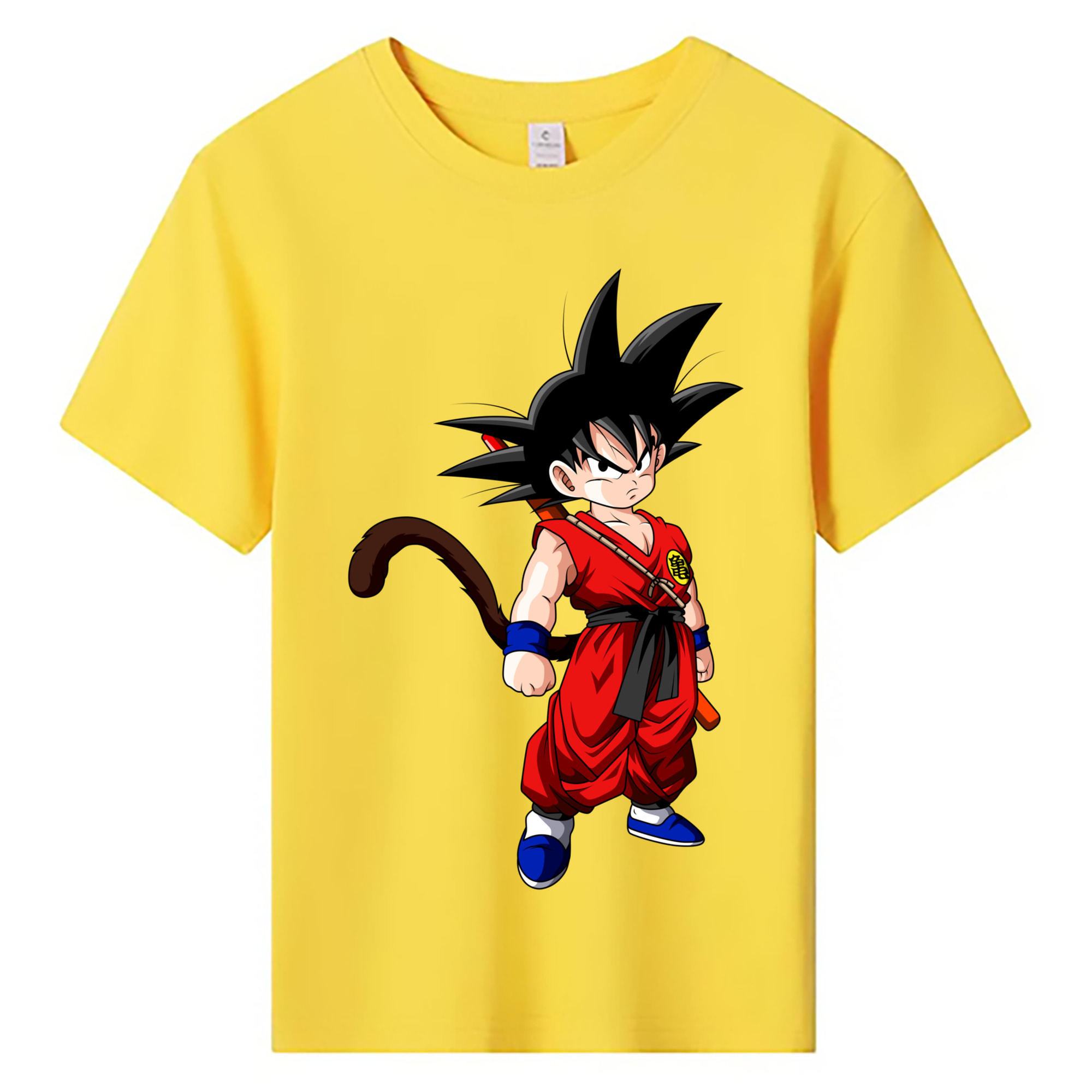 （画像用） ドラゴンボール 孫悟空（そん ごくう）Son Goku カカロット DRAGON BALL Kakarotto 綿100％キッズTシャツ（フロントプリント）