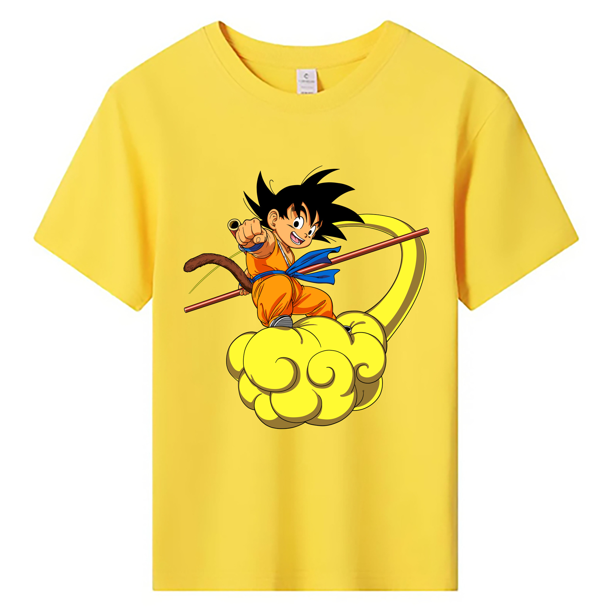 （画像用） ドラゴンボール 孫悟空（そん ごくう）Son Goku カカロット DRAGON BALL Kakarotto 綿100％キッズTシャツ（フロントプリント）
