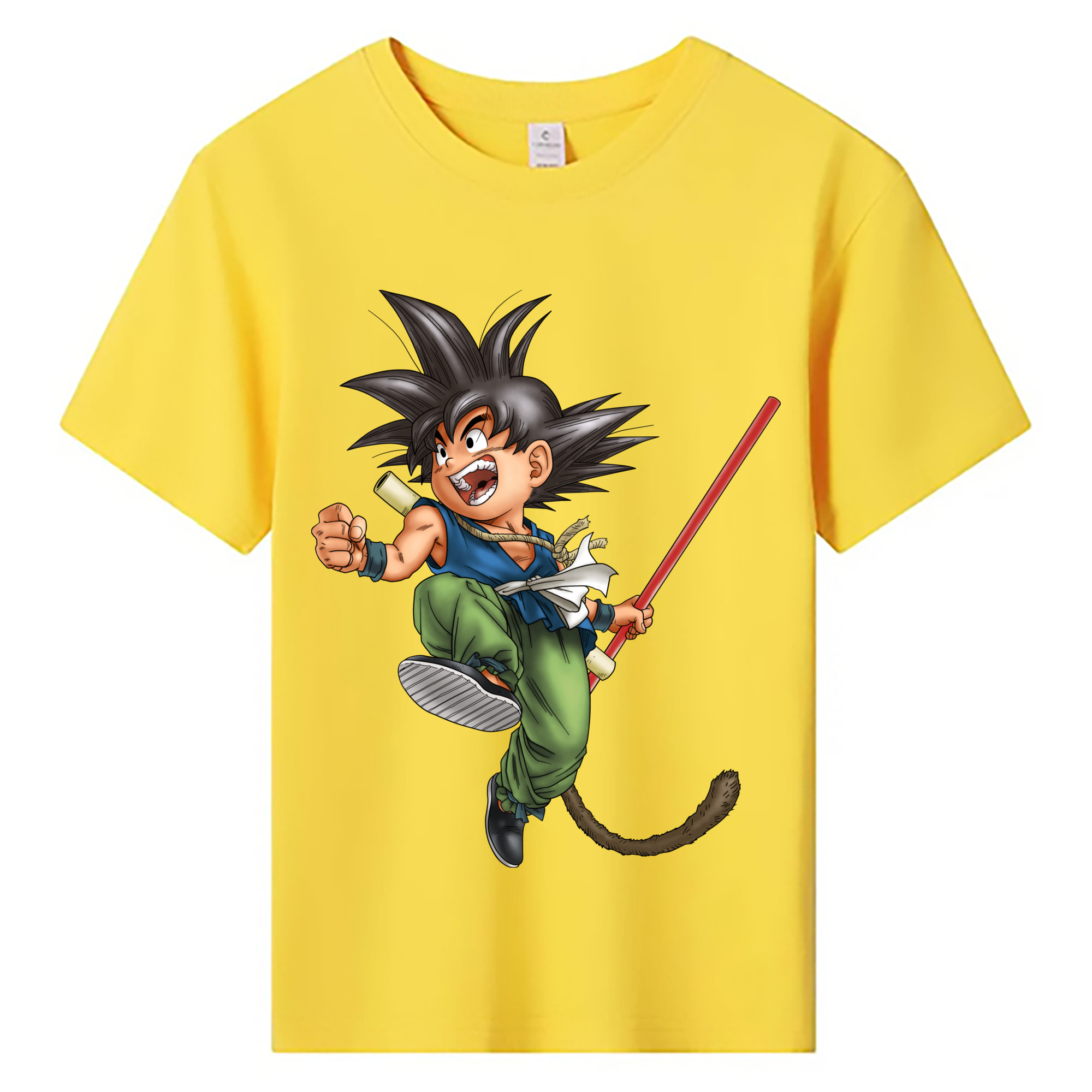 （画像用） ドラゴンボール 孫悟空（そん ごくう）Son Goku カカロット DRAGON BALL Kakarotto 綿100％キッズTシャツ（フロントプリント）