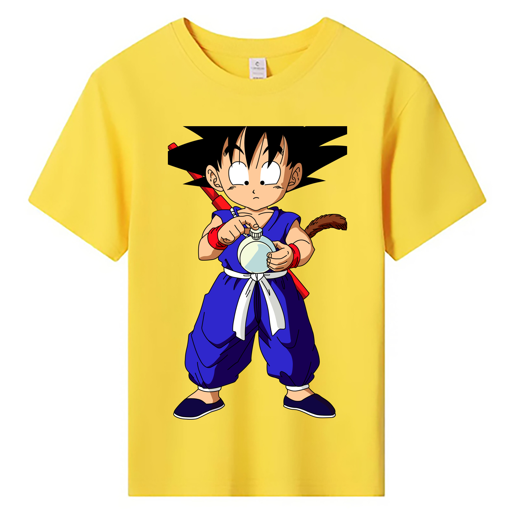 （画像用） ドラゴンボール 孫悟空（そん ごくう）Son Goku カカロット DRAGON BALL Kakarotto 綿100％キッズTシャツ（フロントプリント）