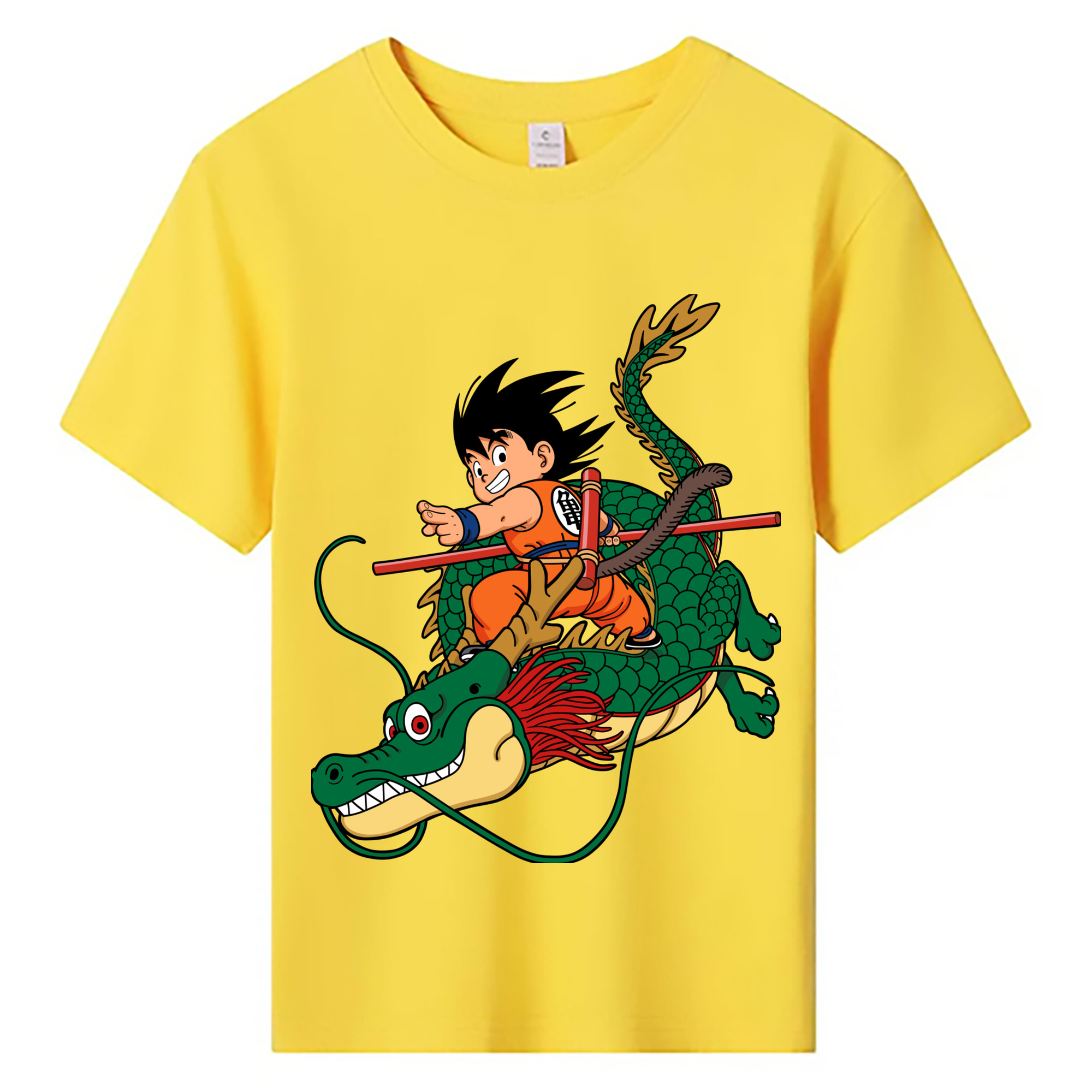 （画像用） ドラゴンボール 孫悟空（そん ごくう）Son Goku カカロット DRAGON BALL Kakarotto 綿100％キッズTシャツ（フロントプリント）