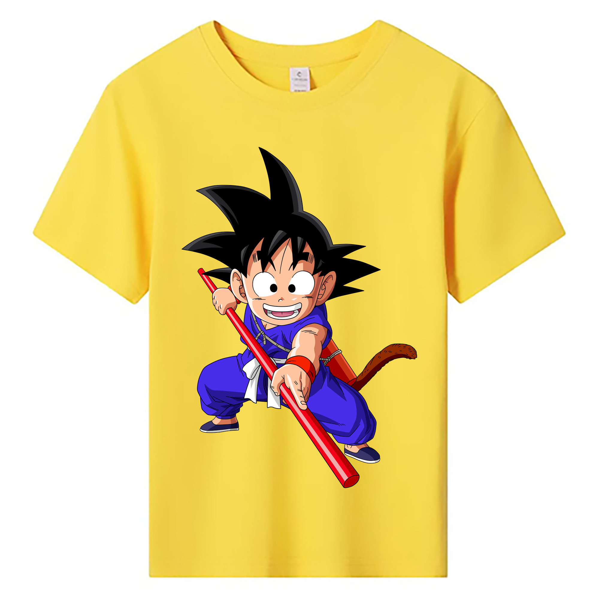 （画像用） ドラゴンボール 孫悟空（そん ごくう）Son Goku カカロット DRAGON BALL Kakarotto 綿100％キッズTシャツ（フロントプリント）