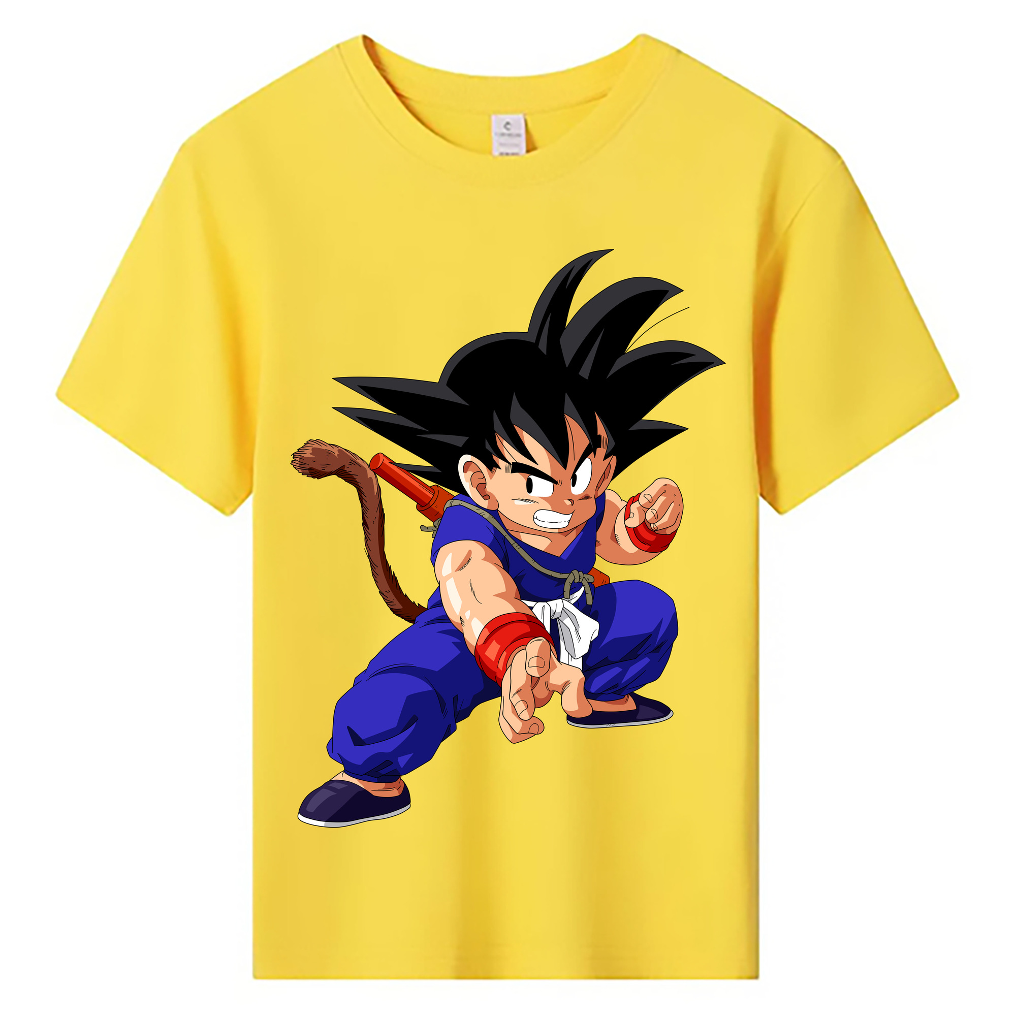 （画像用） ドラゴンボール 孫悟空（そん ごくう）Son Goku カカロット DRAGON BALL Kakarotto 綿100％キッズTシャツ（フロントプリント）