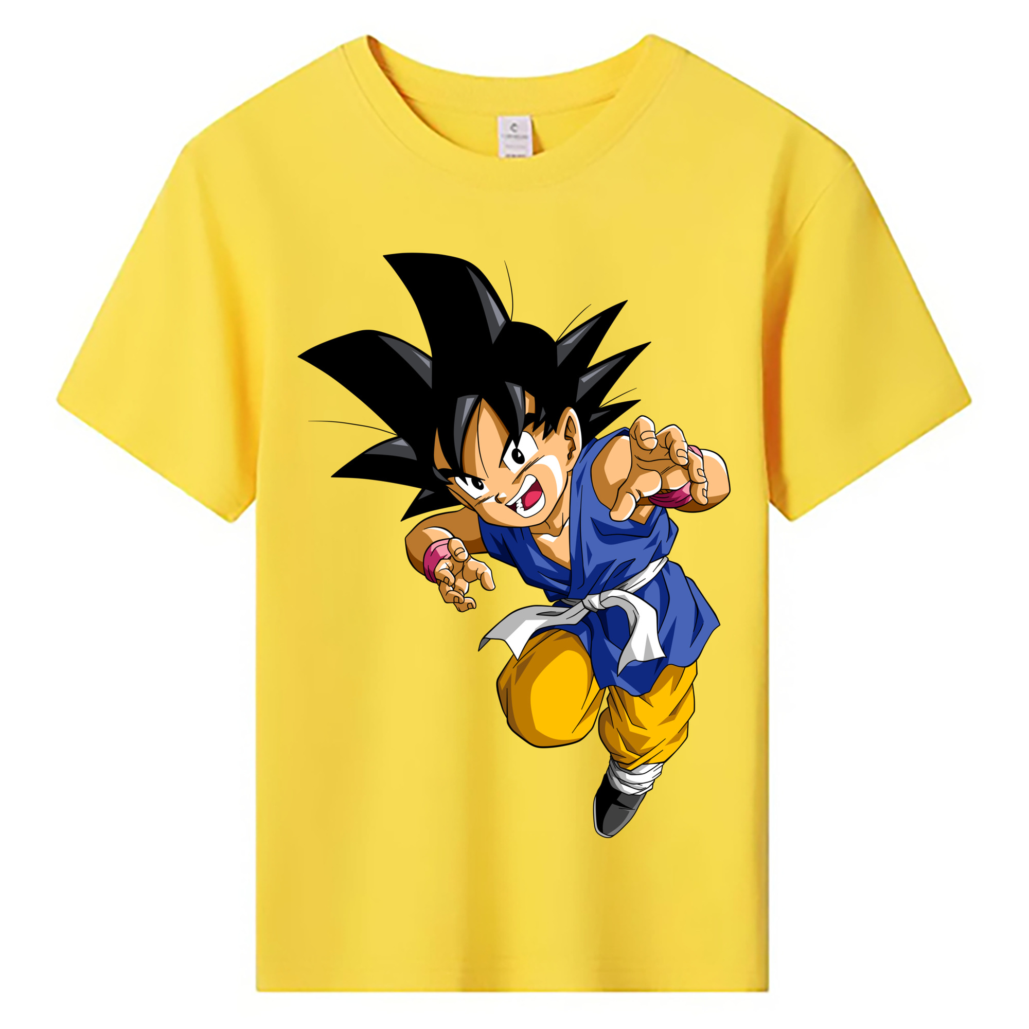 （画像用） ドラゴンボール 孫悟空（そん ごくう）Son Goku カカロット DRAGON BALL Kakarotto 綿100％キッズTシャツ（フロントプリント）