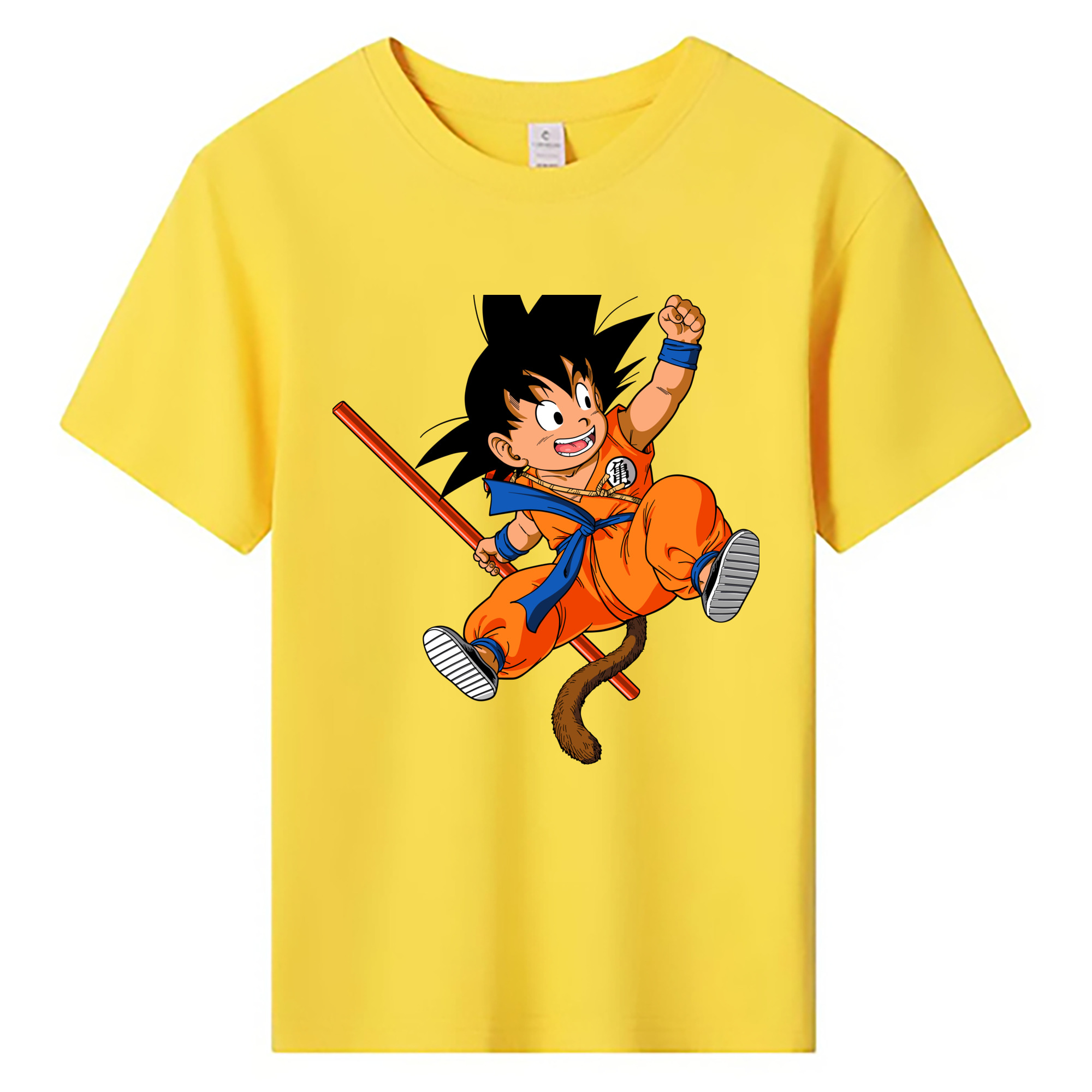 （画像用） ドラゴンボール 孫悟空（そん ごくう）Son Goku カカロット DRAGON BALL Kakarotto 綿100％キッズTシャツ（フロントプリント）