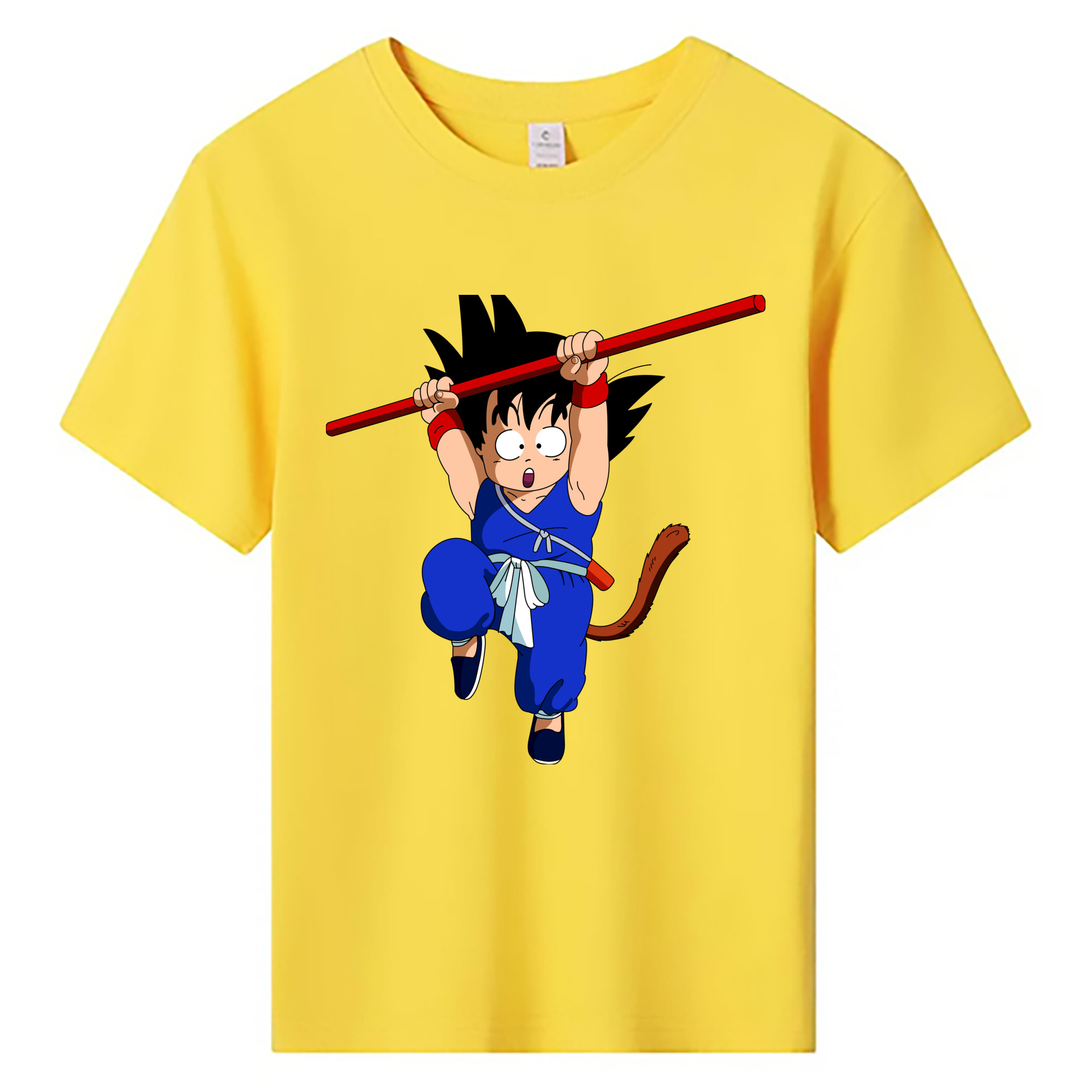 （画像用） ドラゴンボール 孫悟空（そん ごくう）Son Goku カカロット DRAGON BALL Kakarotto 綿100％キッズTシャツ（フロントプリント）