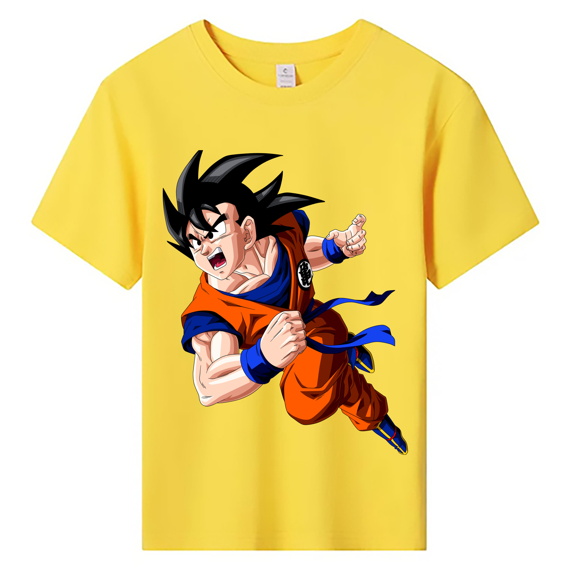 （画像用） ドラゴンボール 孫悟空（そん ごくう）Son Goku カカロット DRAGON BALL Kakarotto 綿100％キッズTシャツ（フロントプリント）