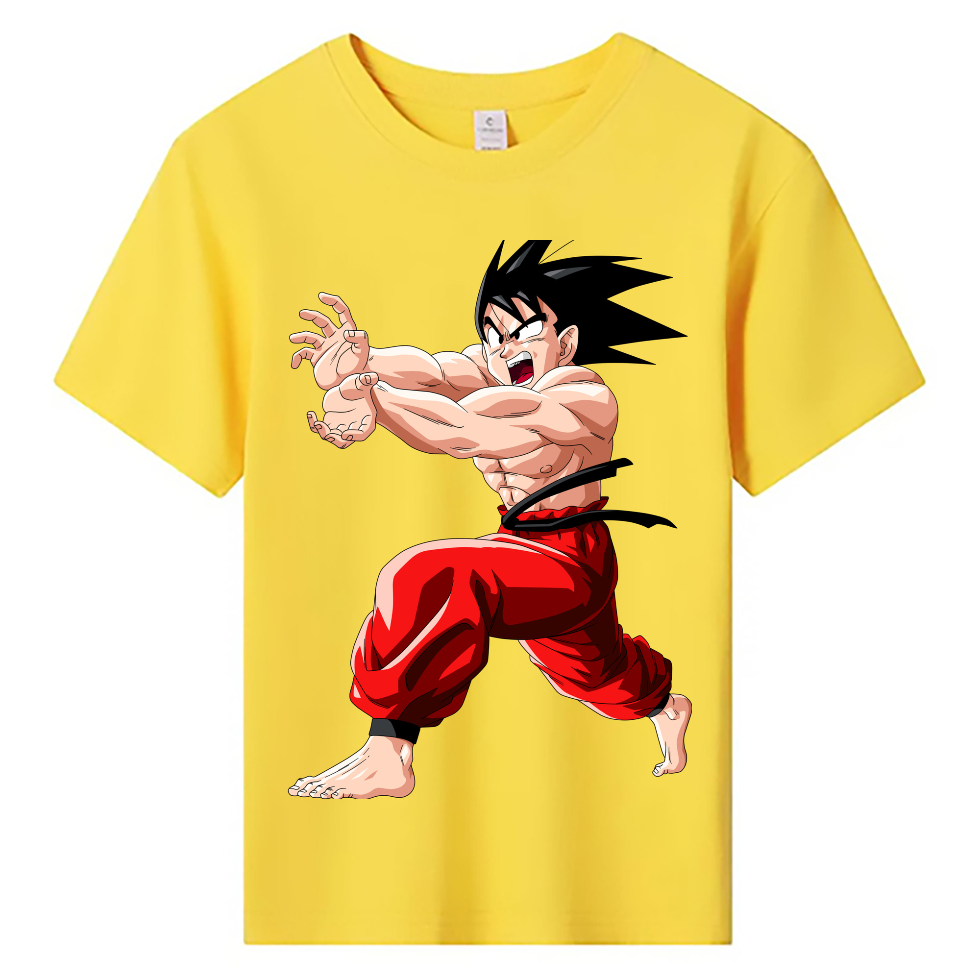 （画像用） ドラゴンボール 孫悟空（そん ごくう）Son Goku カカロット DRAGON BALL Kakarotto 綿100％キッズTシャツ（フロントプリント）