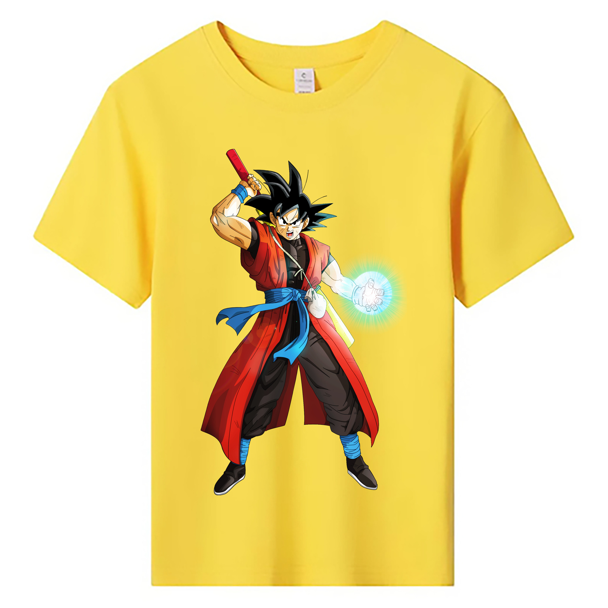 （画像用） ドラゴンボール 孫悟空（そん ごくう）Son Goku カカロット DRAGON BALL Kakarotto 綿100％キッズTシャツ（フロントプリント）