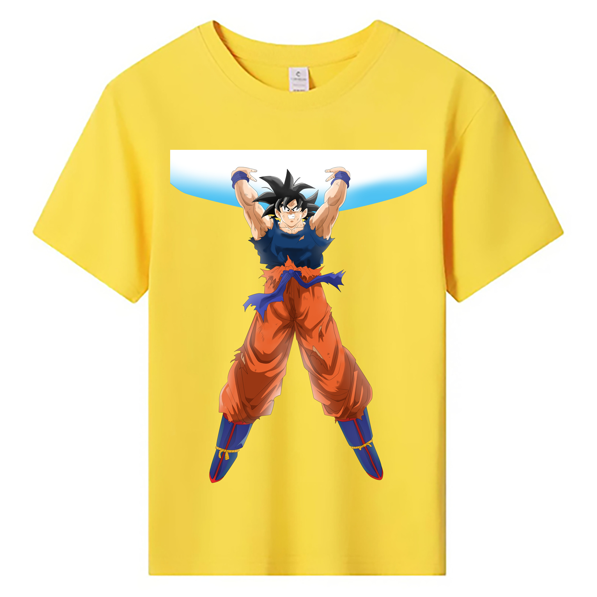（画像用） ドラゴンボール 孫悟空（そん ごくう）Son Goku カカロット DRAGON BALL Kakarotto 綿100％キッズTシャツ（フロントプリント）