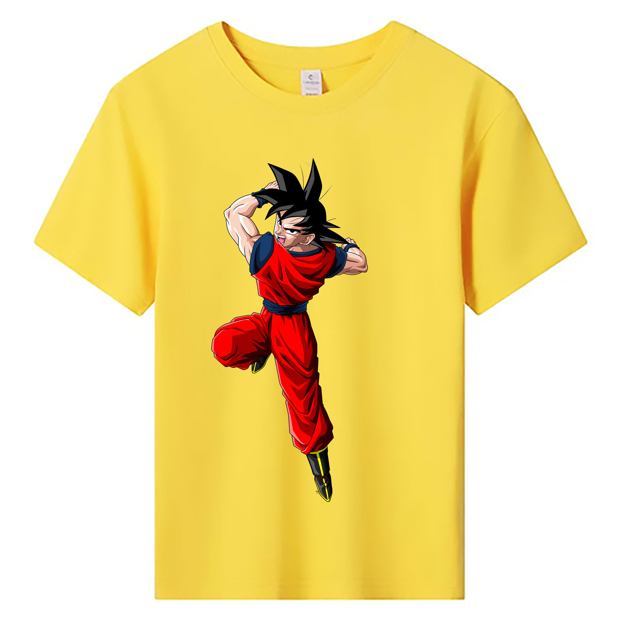 （画像用） ドラゴンボール 孫悟空（そん ごくう）Son Goku カカロット DRAGON BALL Kakarotto 綿100％キッズTシャツ（フロントプリント）