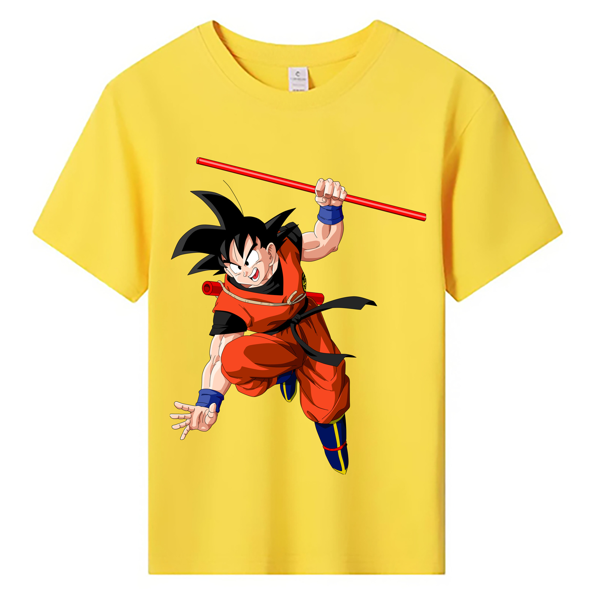 （画像用） ドラゴンボール 孫悟空（そん ごくう）Son Goku カカロット DRAGON BALL Kakarotto 綿100％キッズTシャツ（フロントプリント）