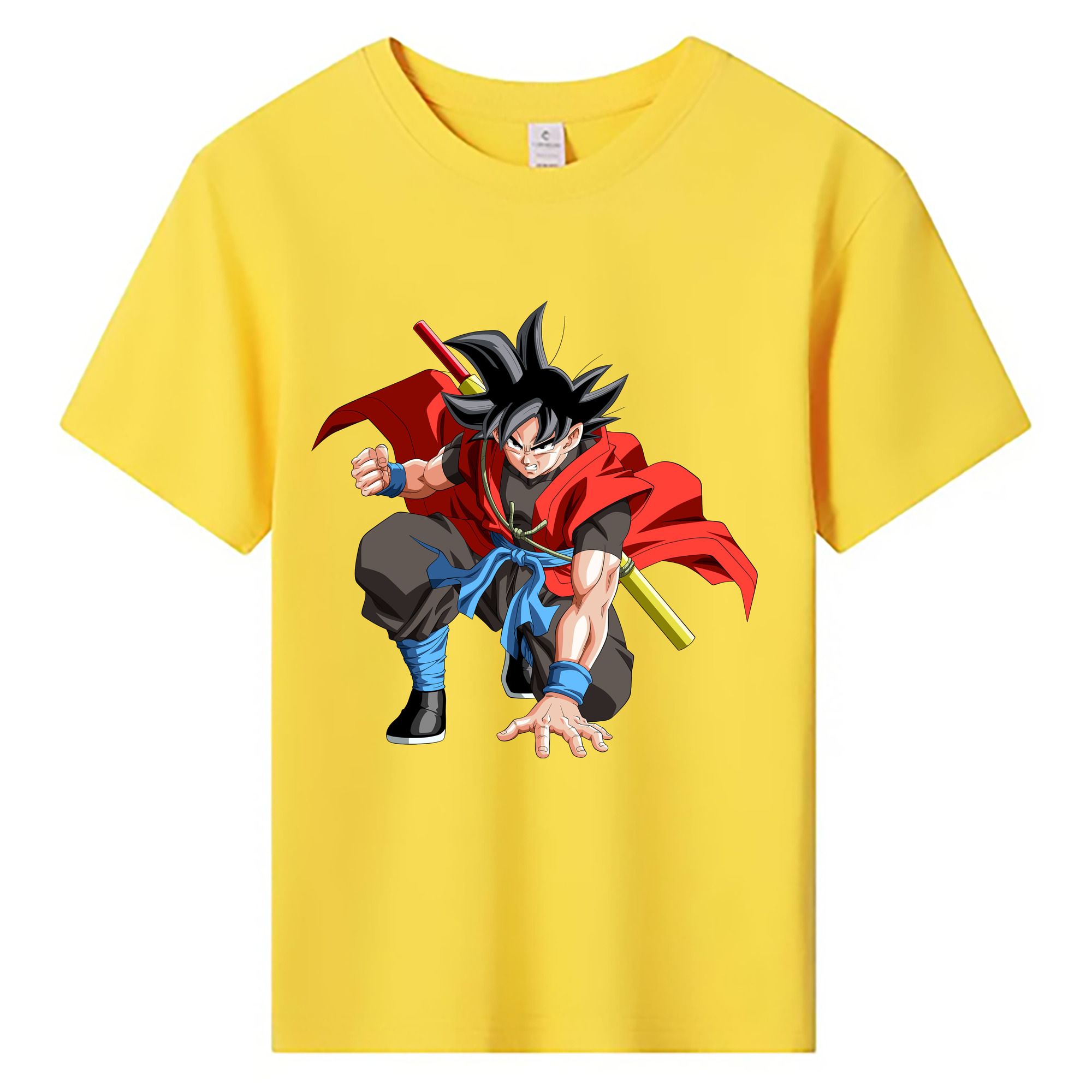 （画像用） ドラゴンボール 孫悟空（そん ごくう）Son Goku カカロット DRAGON BALL Kakarotto 綿100％キッズTシャツ（フロントプリント）