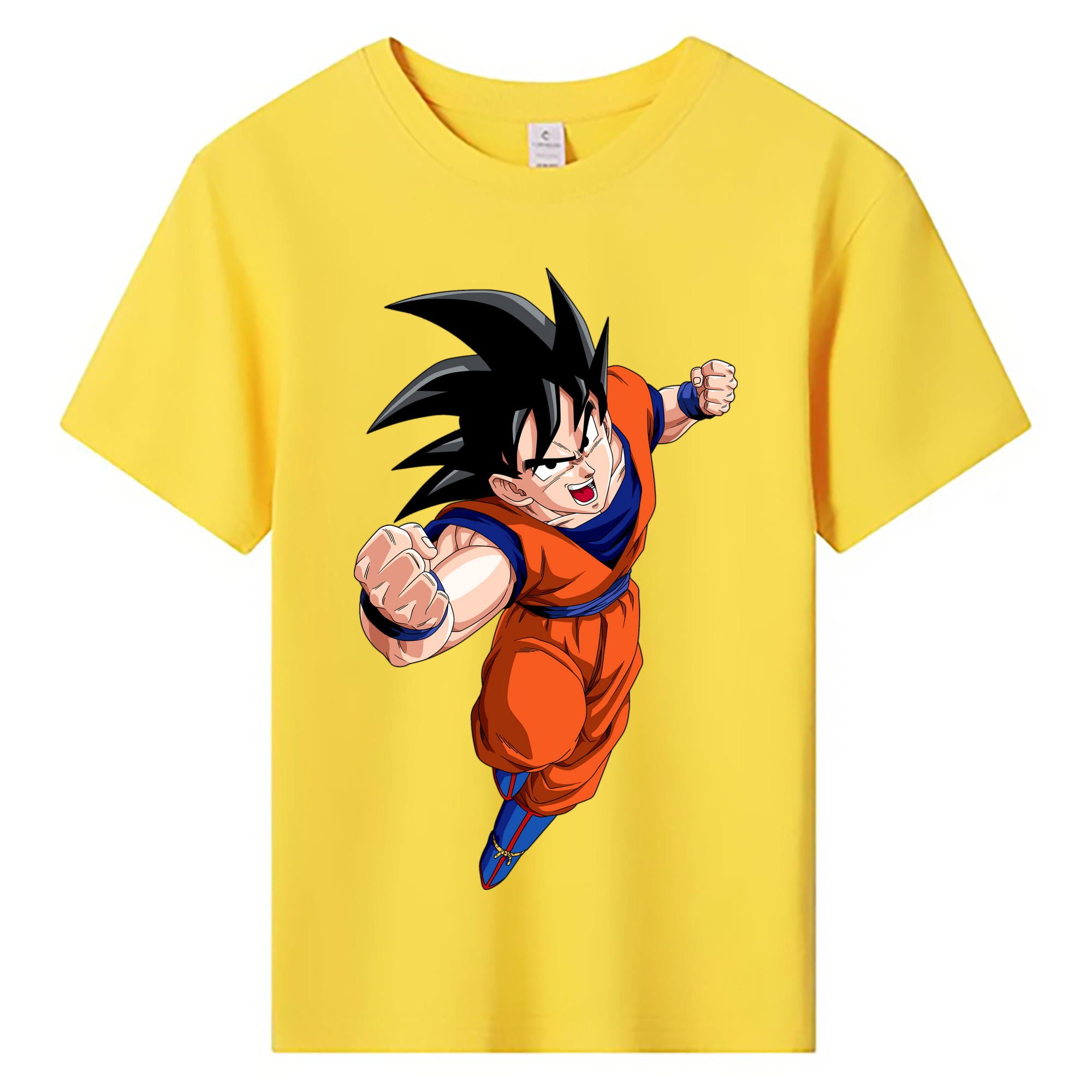 （画像用） ドラゴンボール 孫悟空（そん ごくう）Son Goku カカロット DRAGON BALL Kakarotto 綿100％キッズTシャツ（フロントプリント）