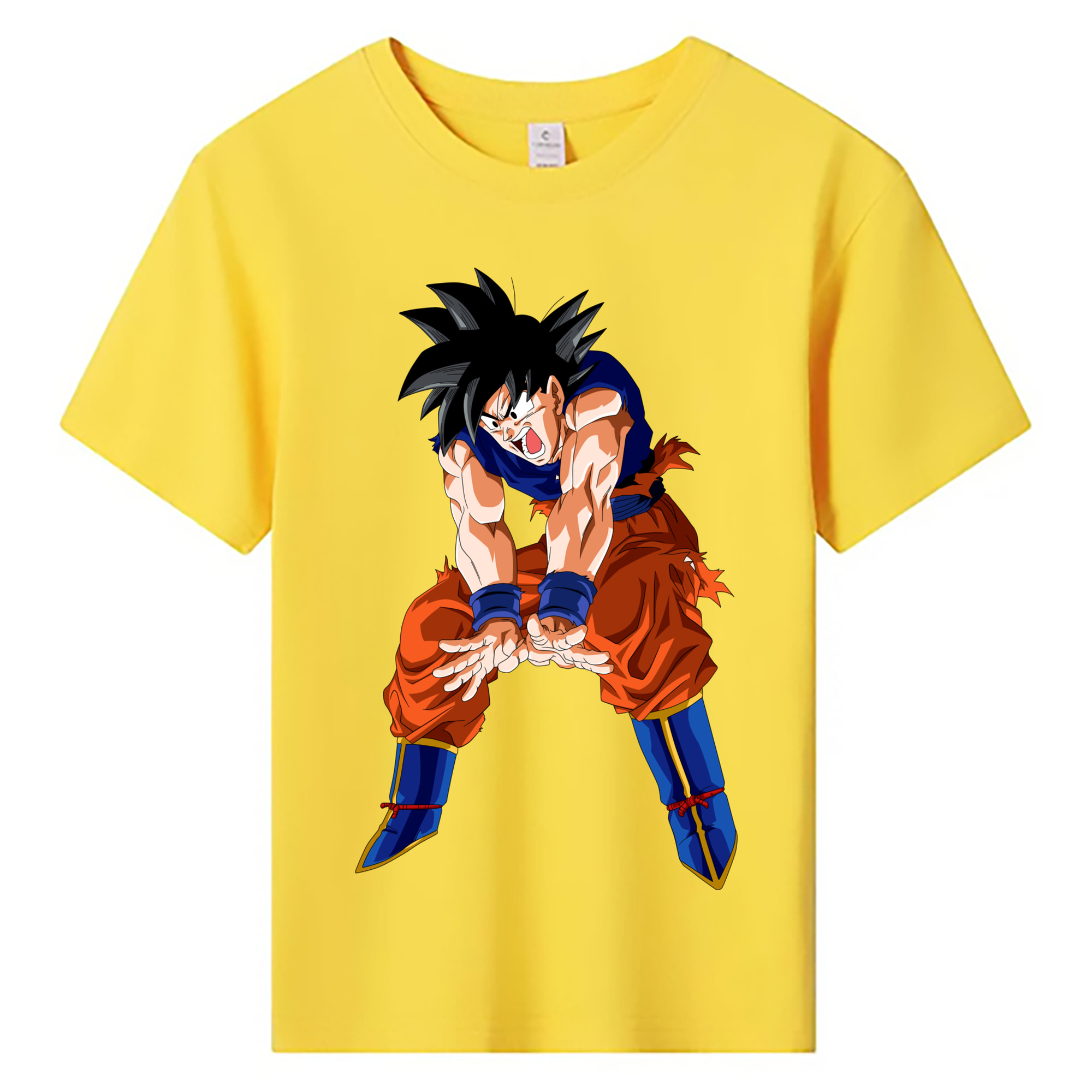 （画像用） ドラゴンボール 孫悟空（そん ごくう）Son Goku カカロット DRAGON BALL Kakarotto 綿100％キッズTシャツ（フロントプリント）