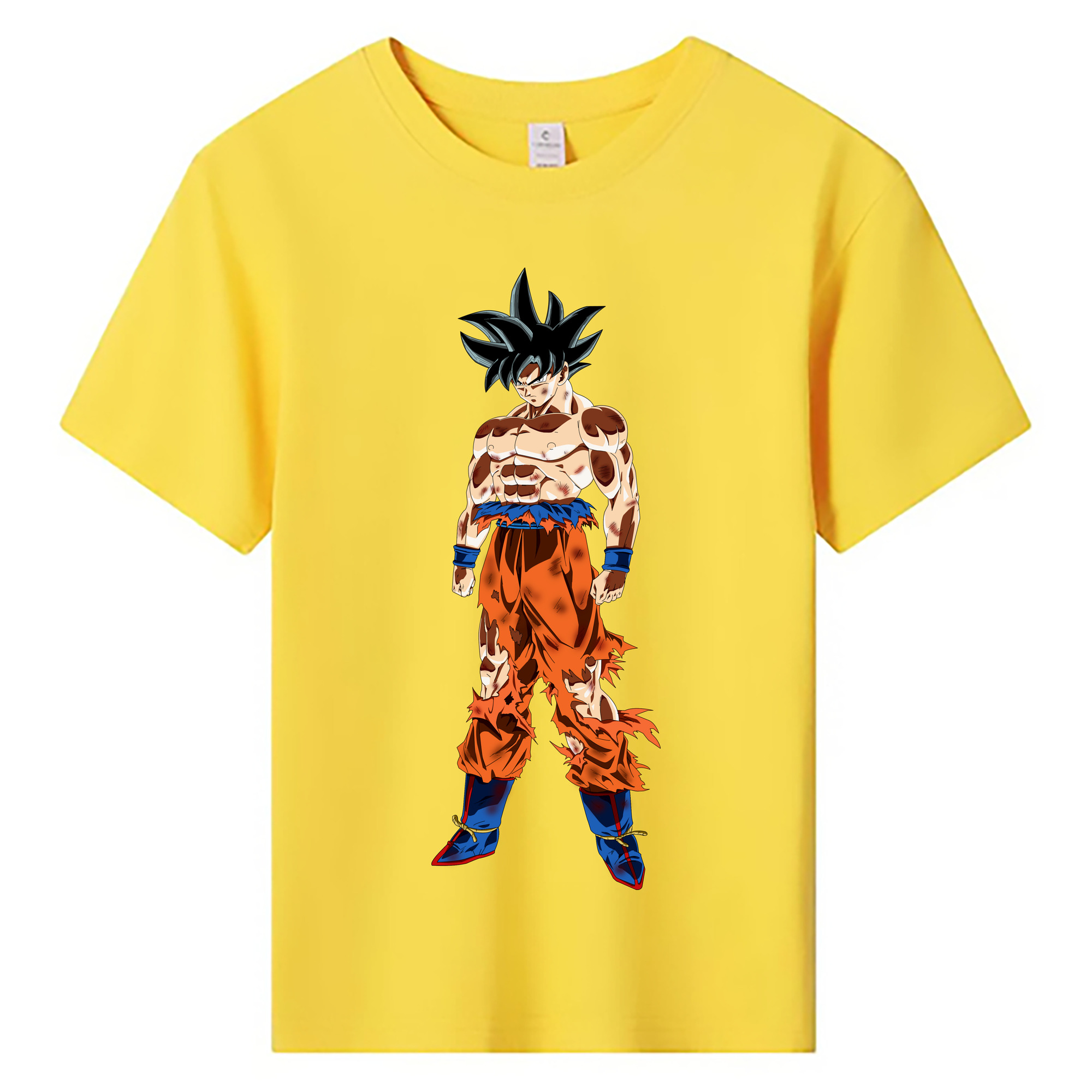 （画像用） ドラゴンボール 孫悟空（そん ごくう）Son Goku カカロット DRAGON BALL Kakarotto 綿100％キッズTシャツ（フロントプリント）